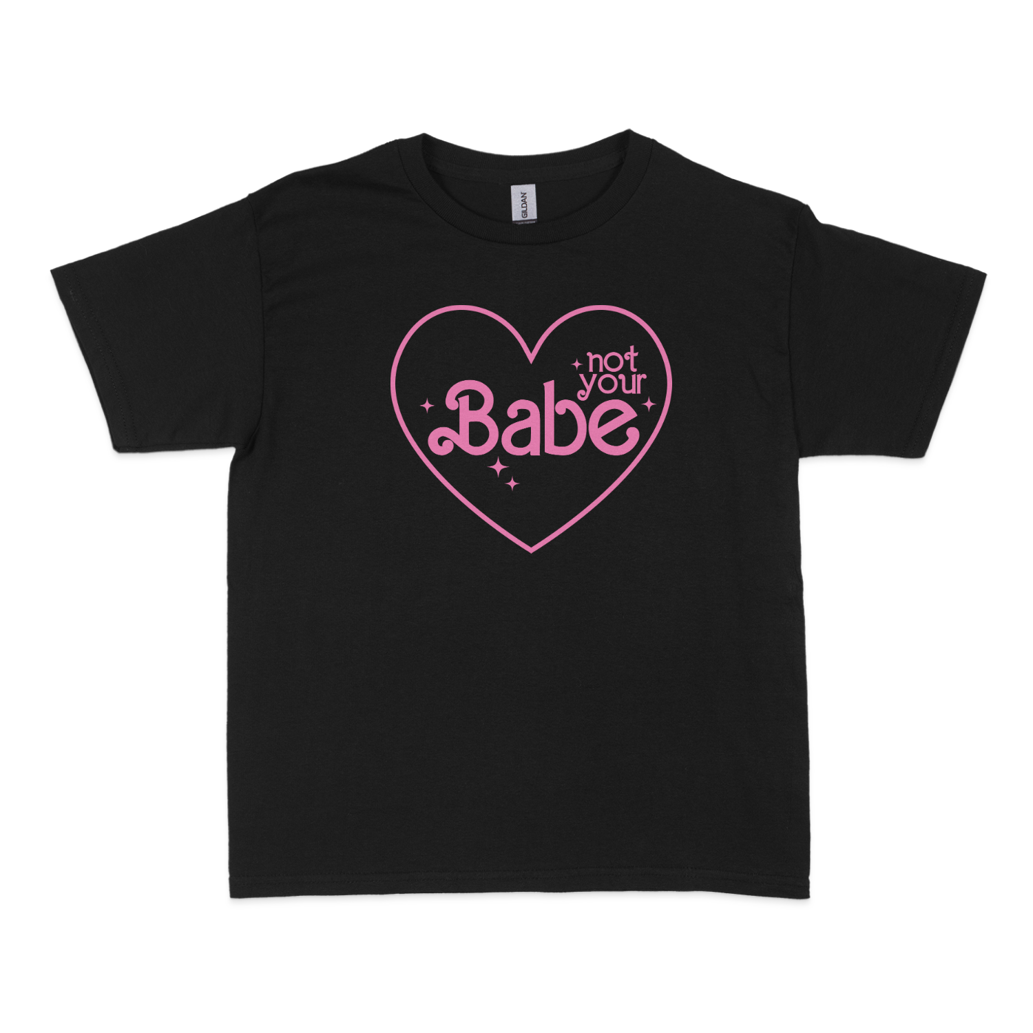 Not Your Babe Feminist Baby Tee