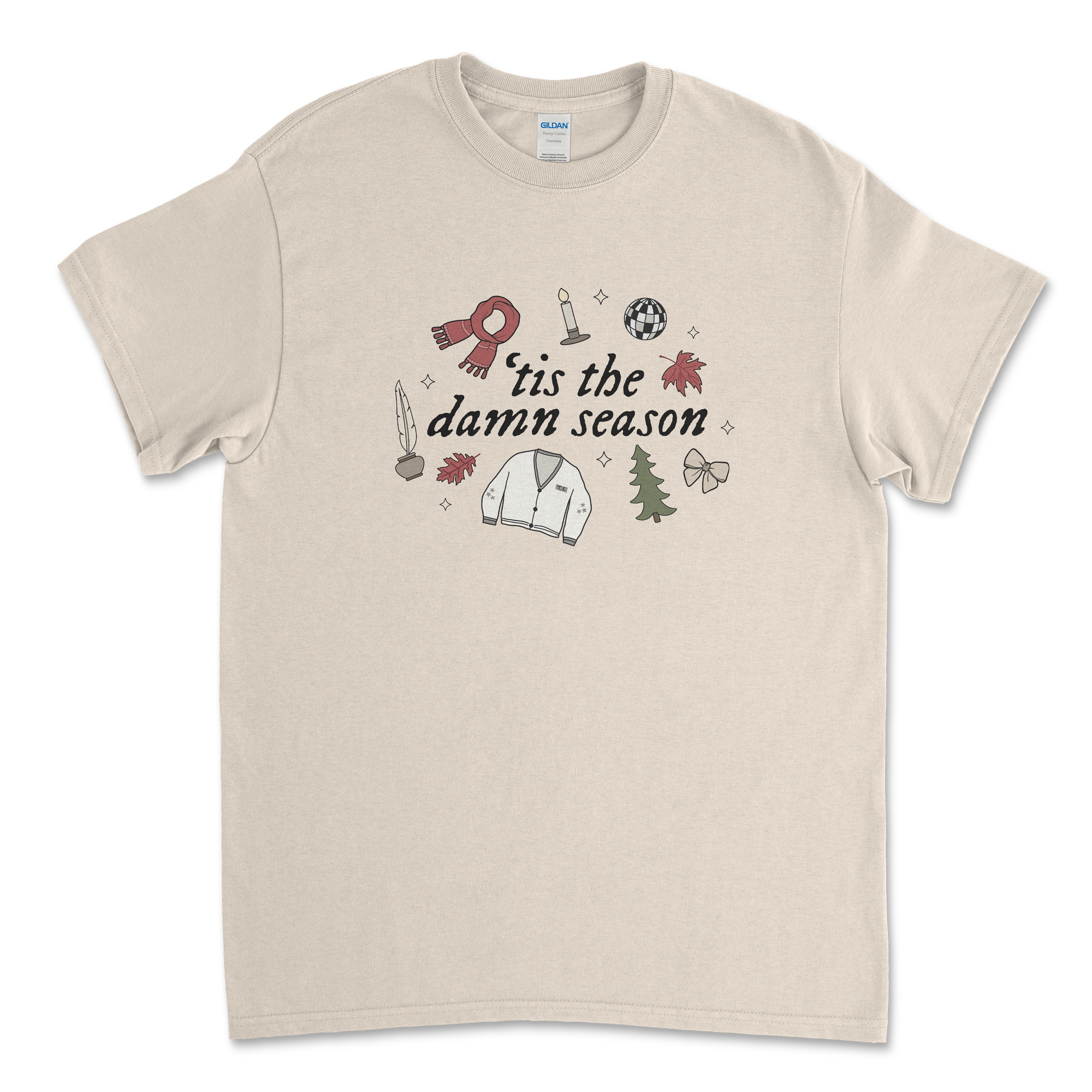 ¡®Tis The Damn Season Christmas T-Shirt