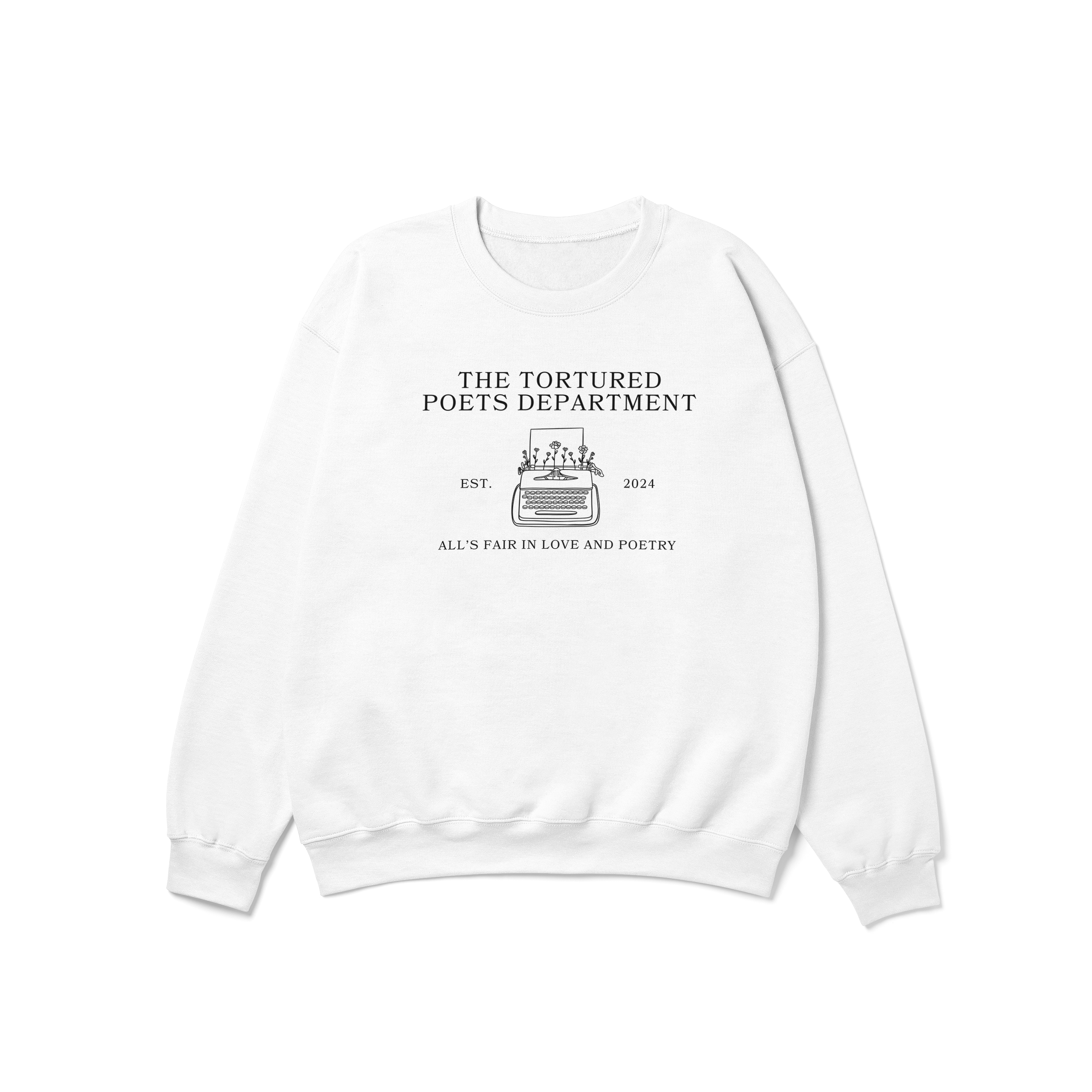 TTPD Typewriter Crewneck Sweatshirt