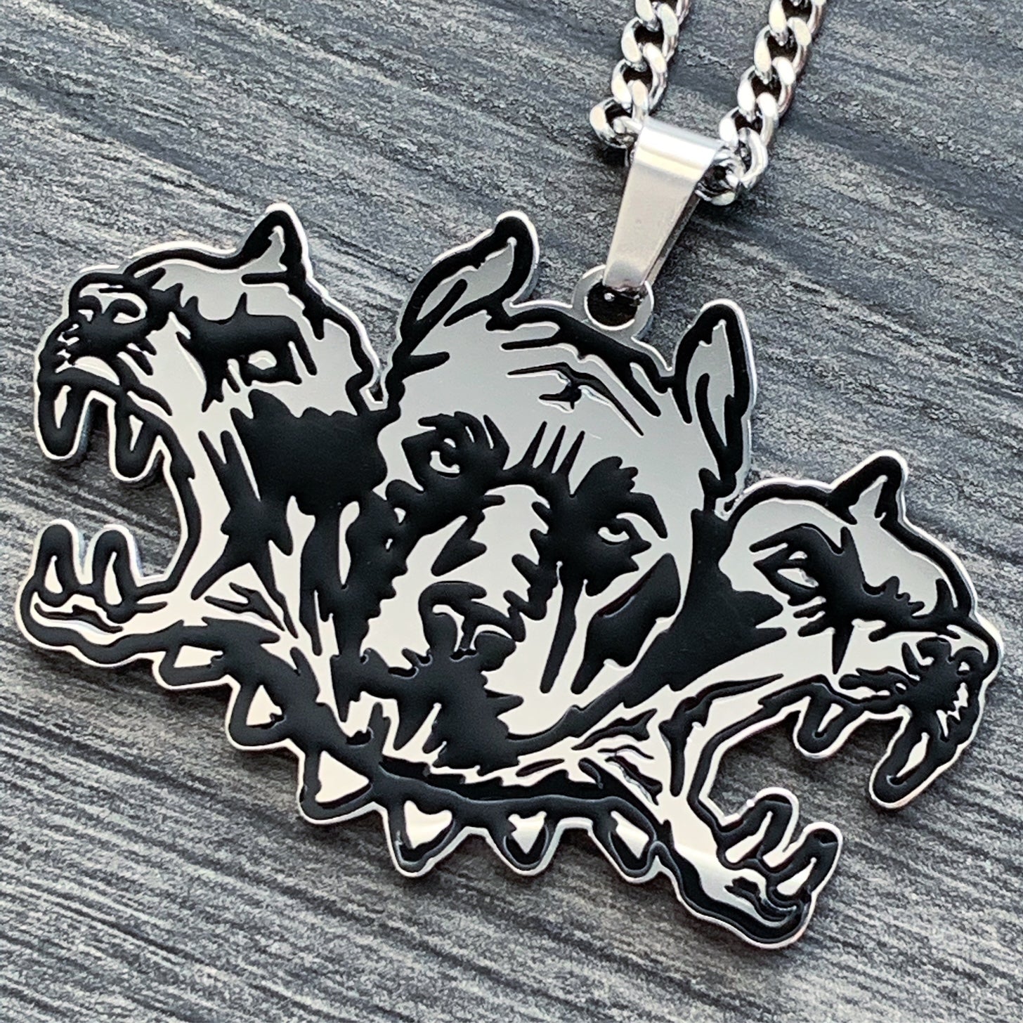 Black 'WARDOGS' Necklace