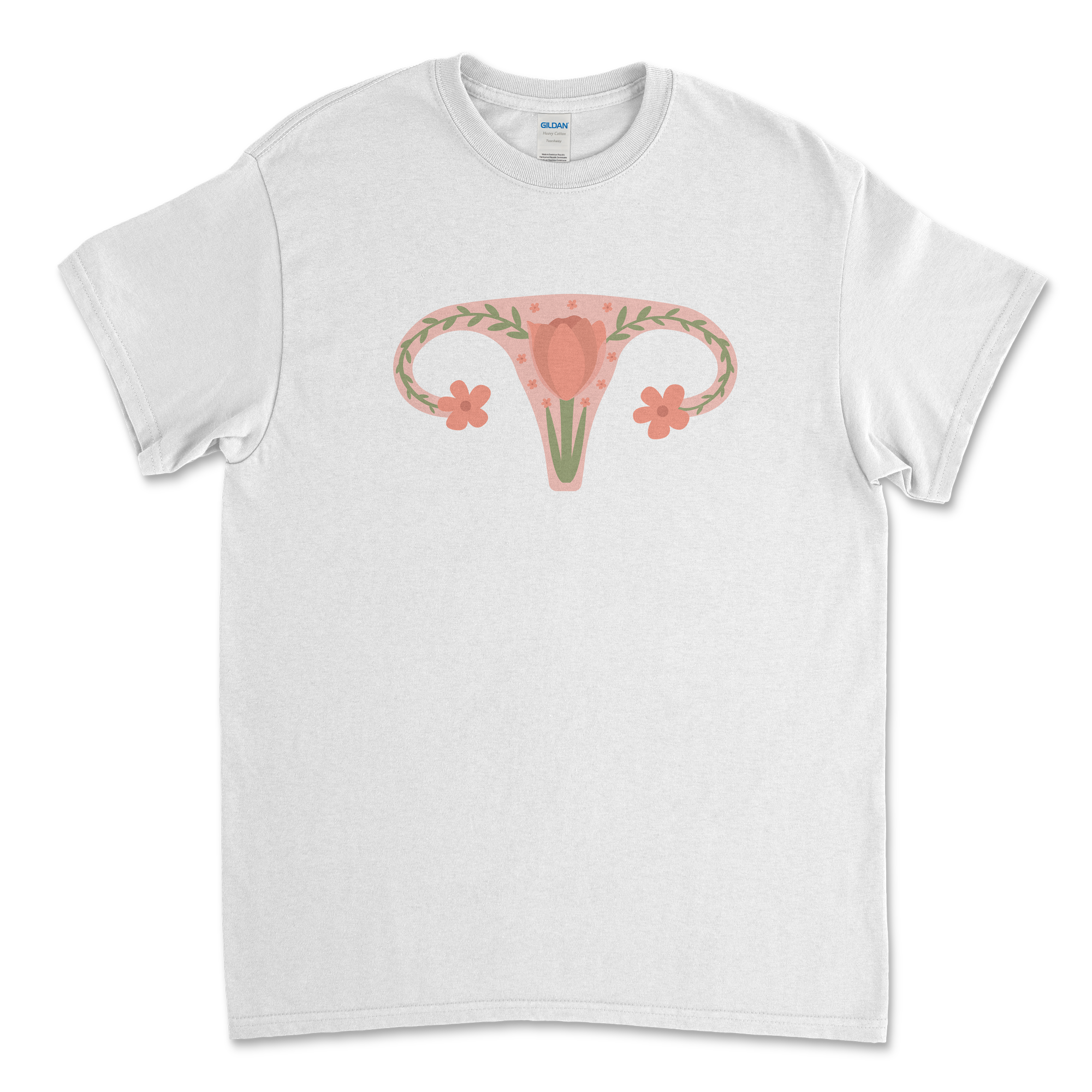 Uterus in Bloom Feminist T-Shirt