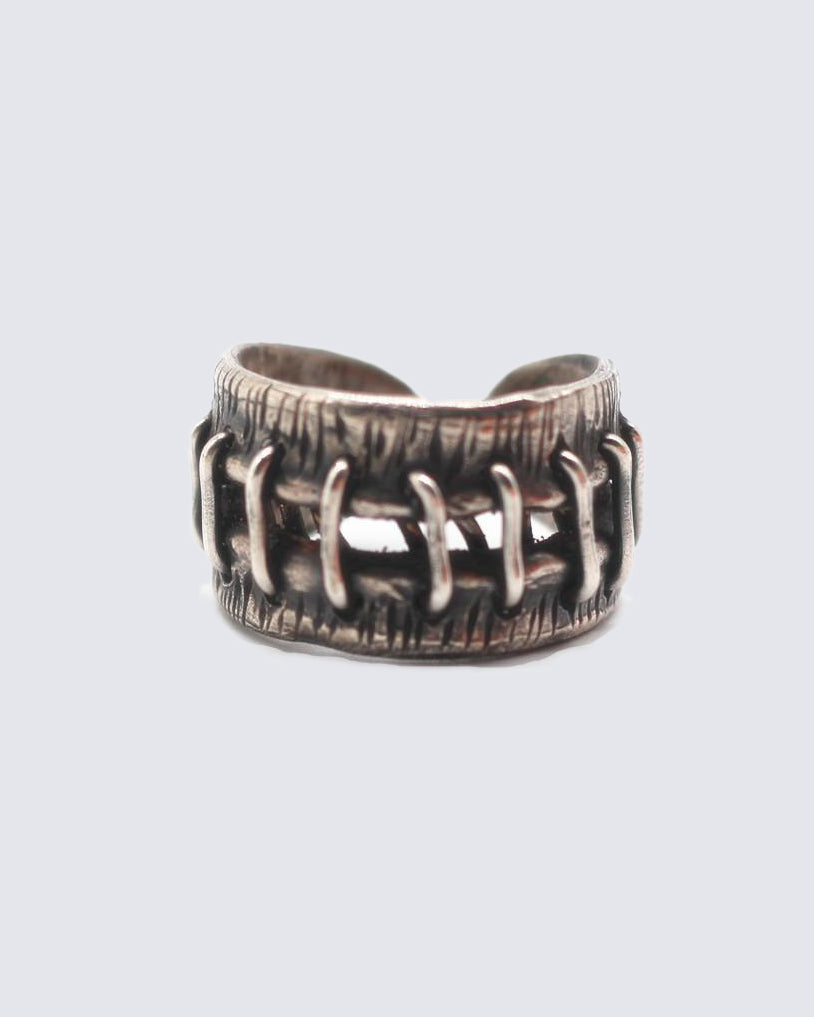 Vintage Industrial Stitched Ring