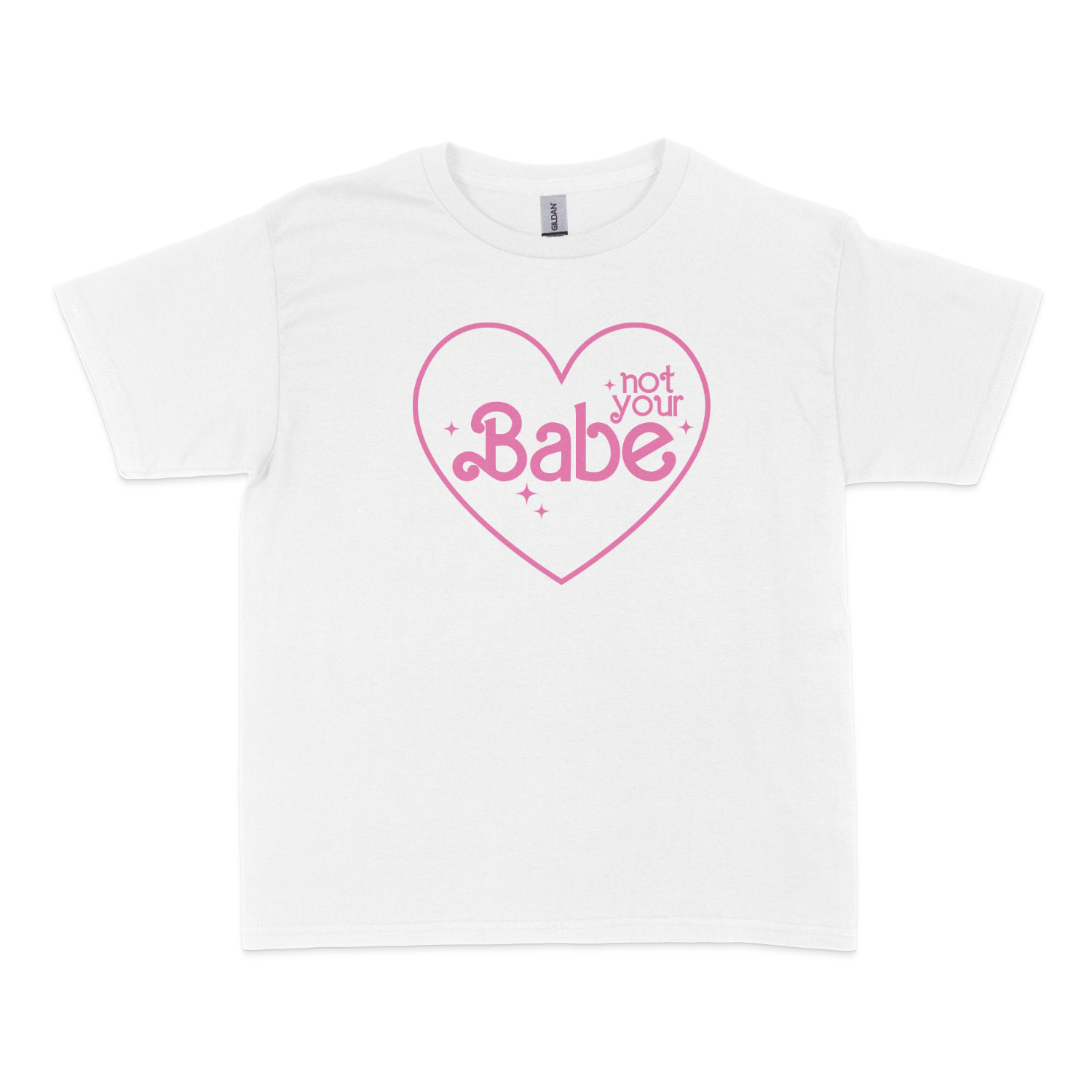 Not Your Babe Feminist Baby Tee