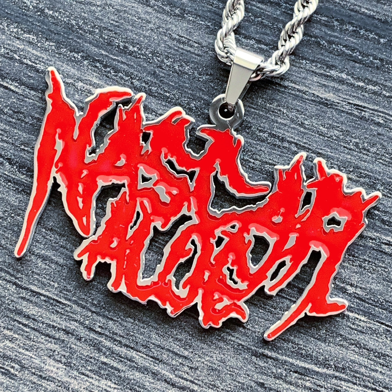 Red 'NASCAR ALOE' Necklace