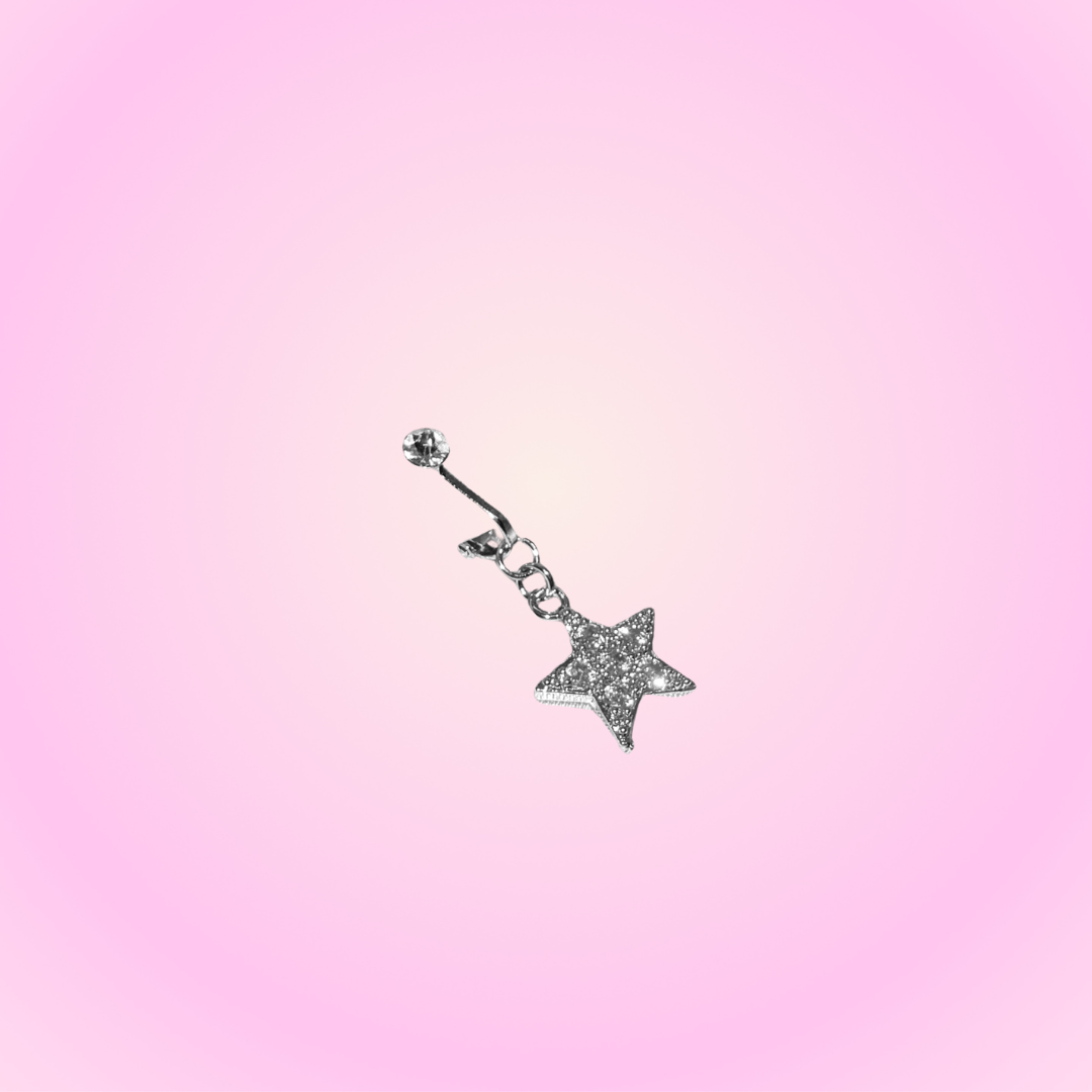 Clip Belly Piercing Star