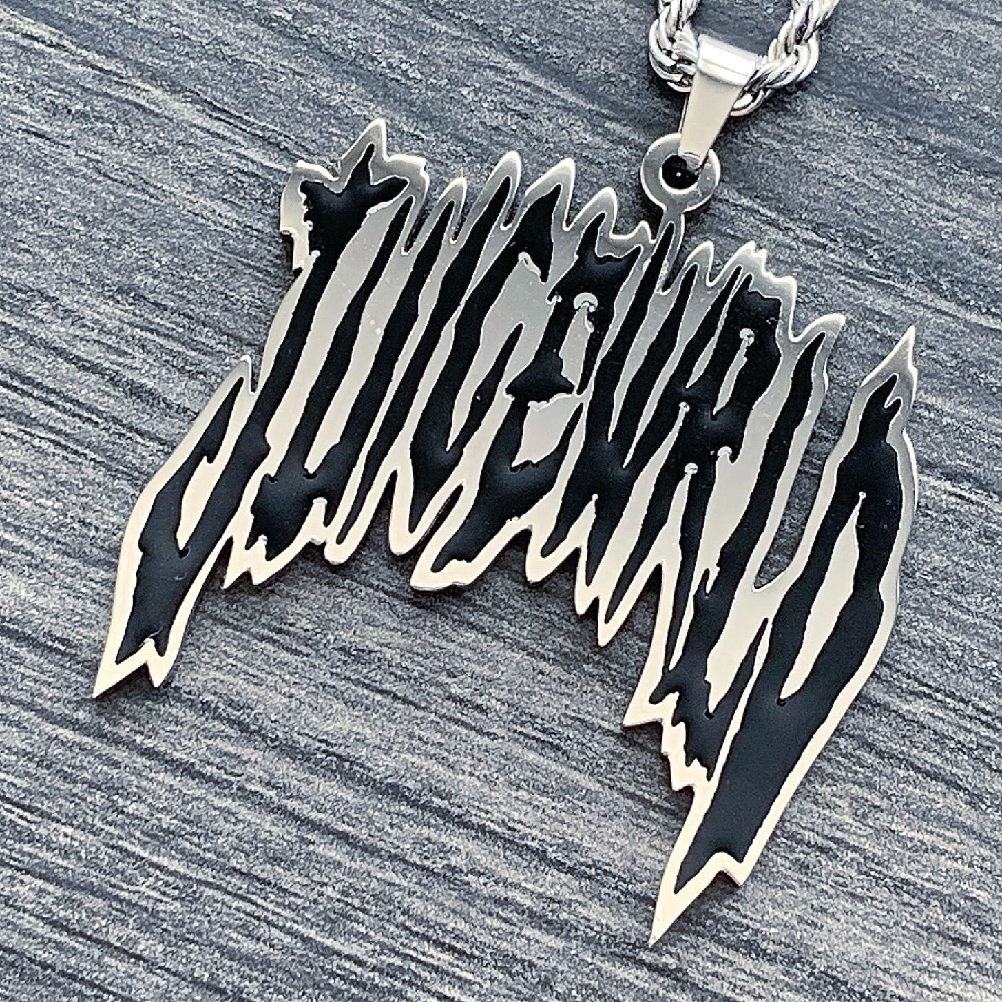 Black 'Burn' Necklace