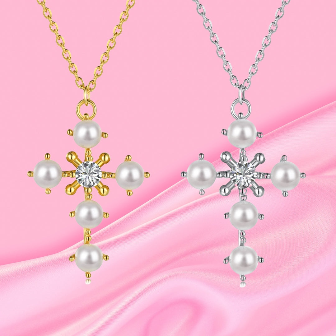 Privé Grace Cross Necklace