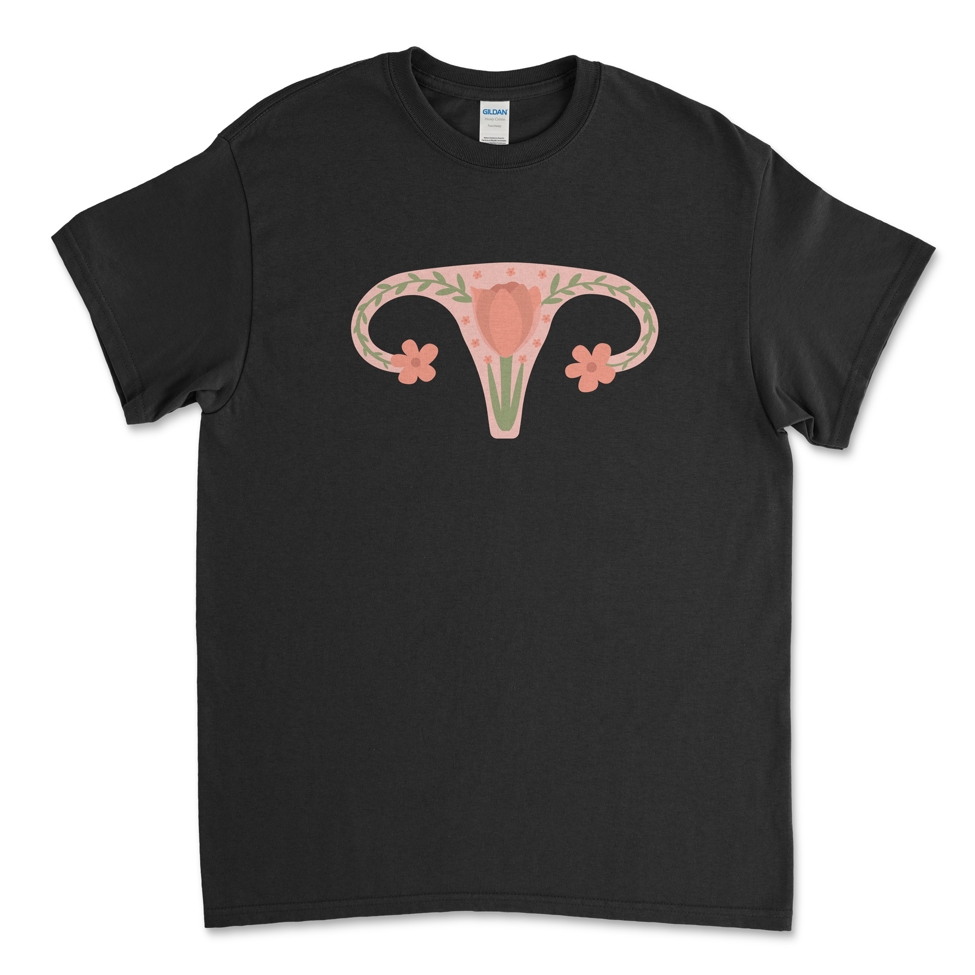 Uterus in Bloom Feminist T-Shirt