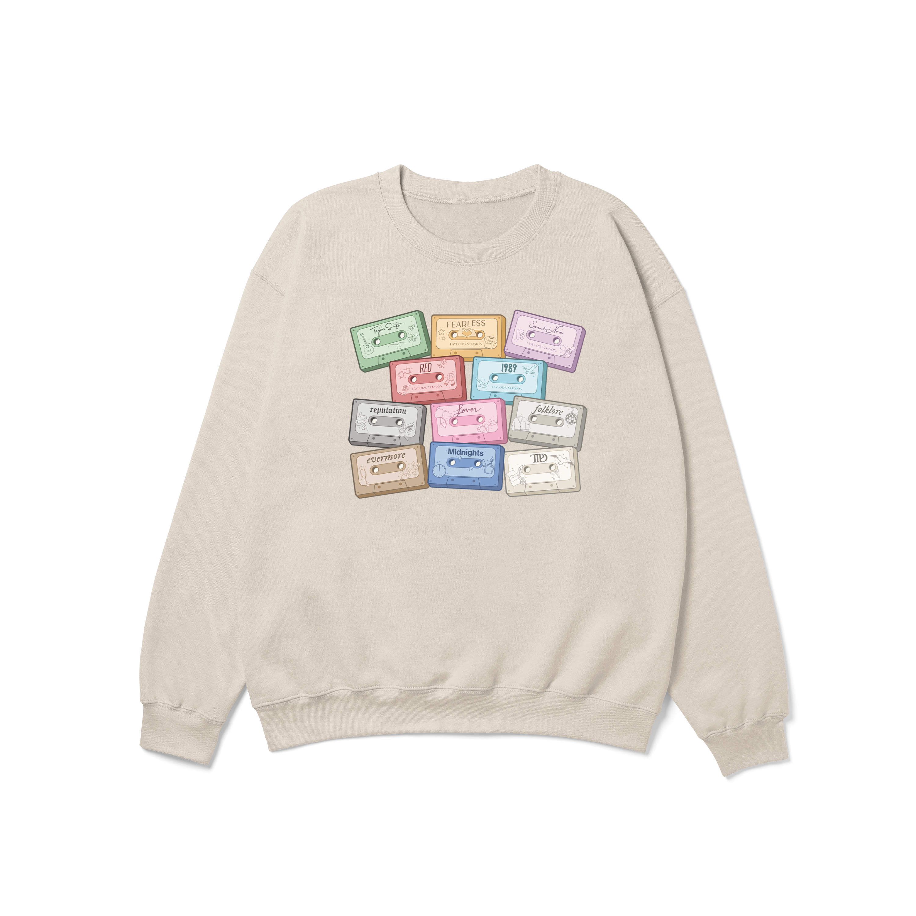 All Eras Cassettes Crewneck Sweatshirt