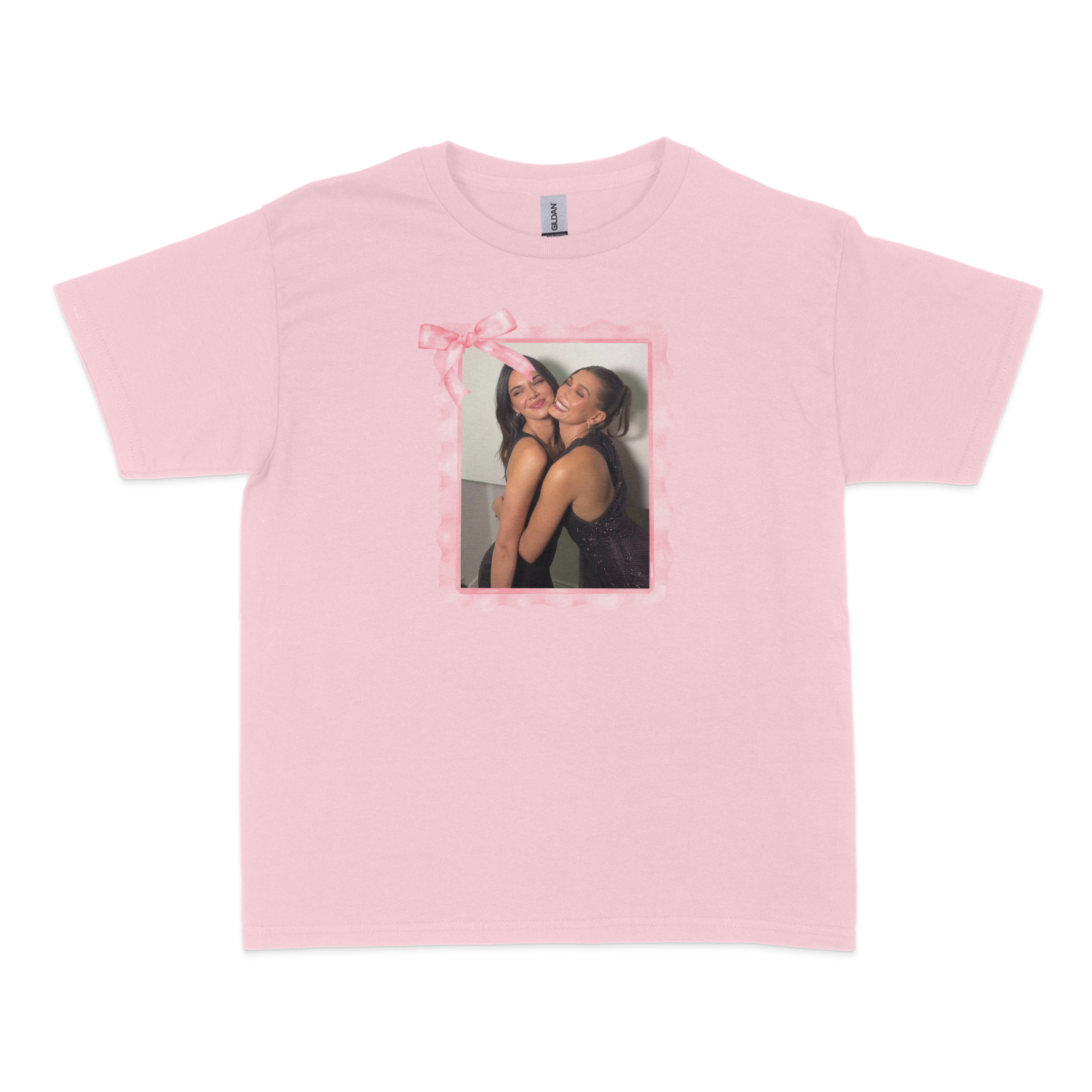 Custom BFF Photo Coquette Baby Tee