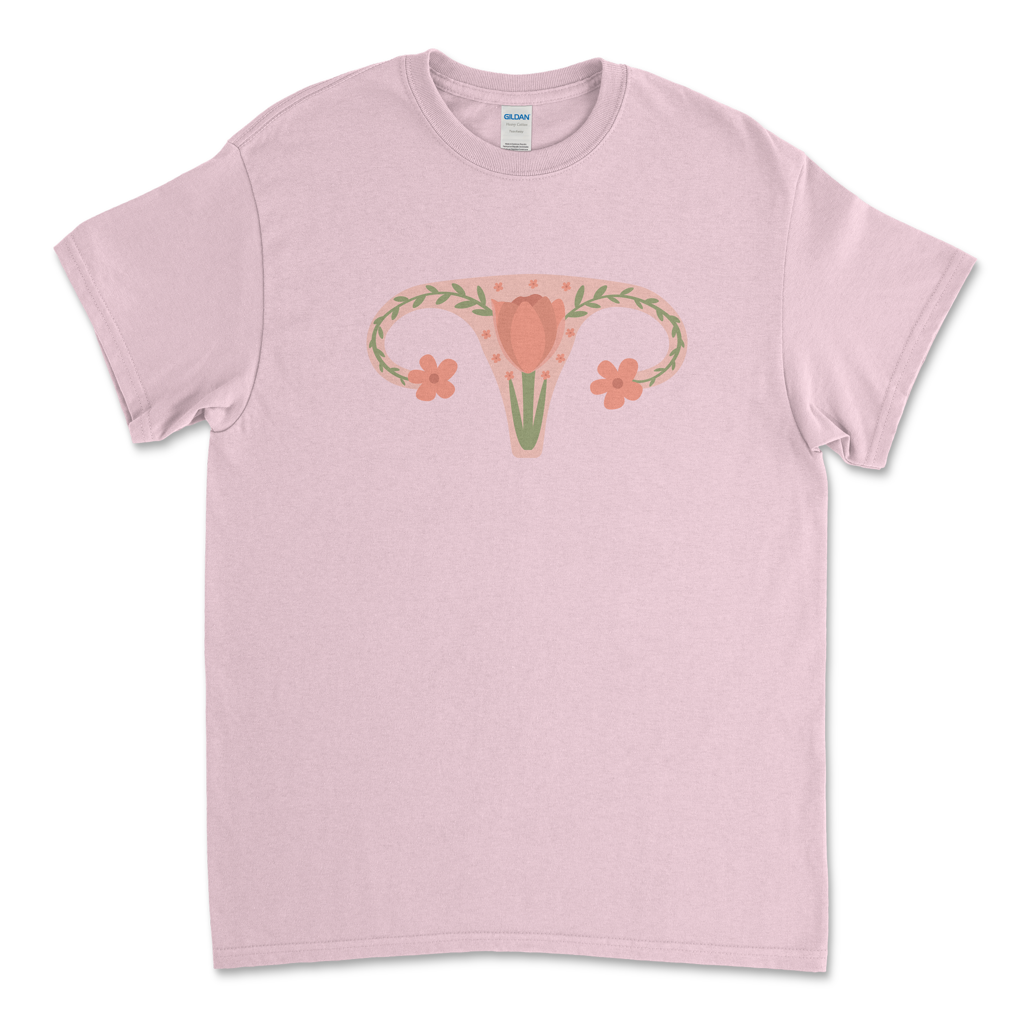 Uterus in Bloom Feminist T-Shirt