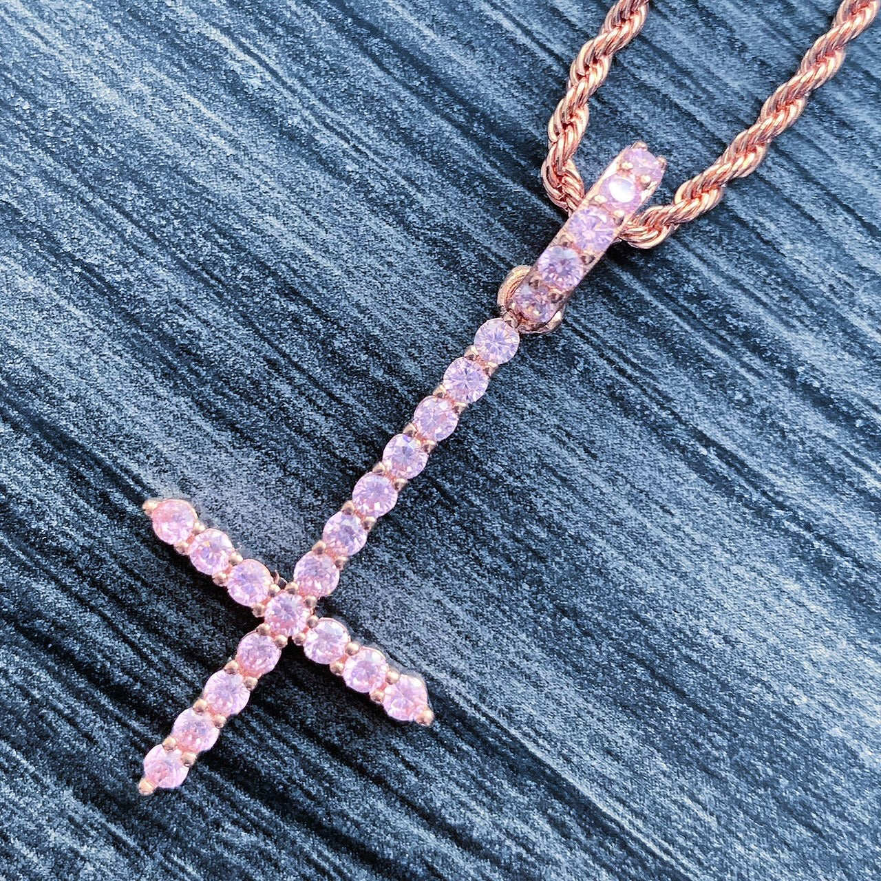 Rose 'Cross' Necklace