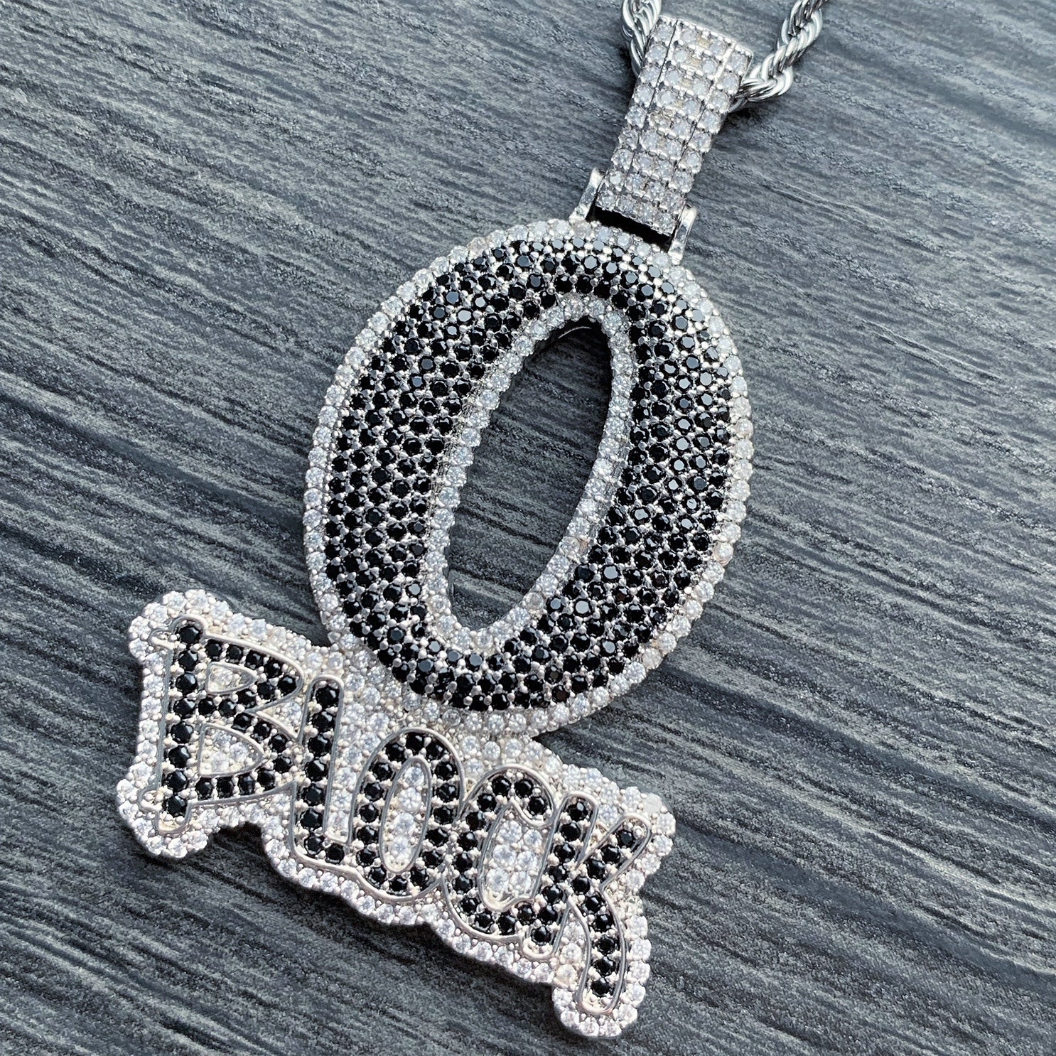 Black Ice 'O Block' Necklace