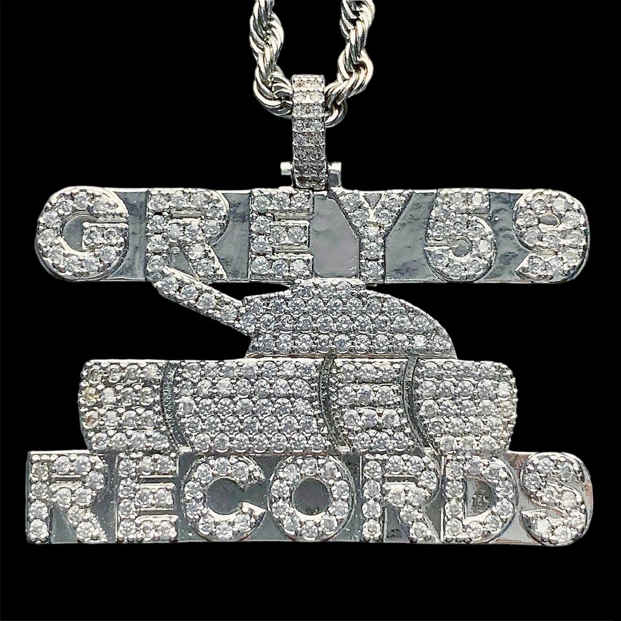 Iced Out 'G59 Tank' Necklace