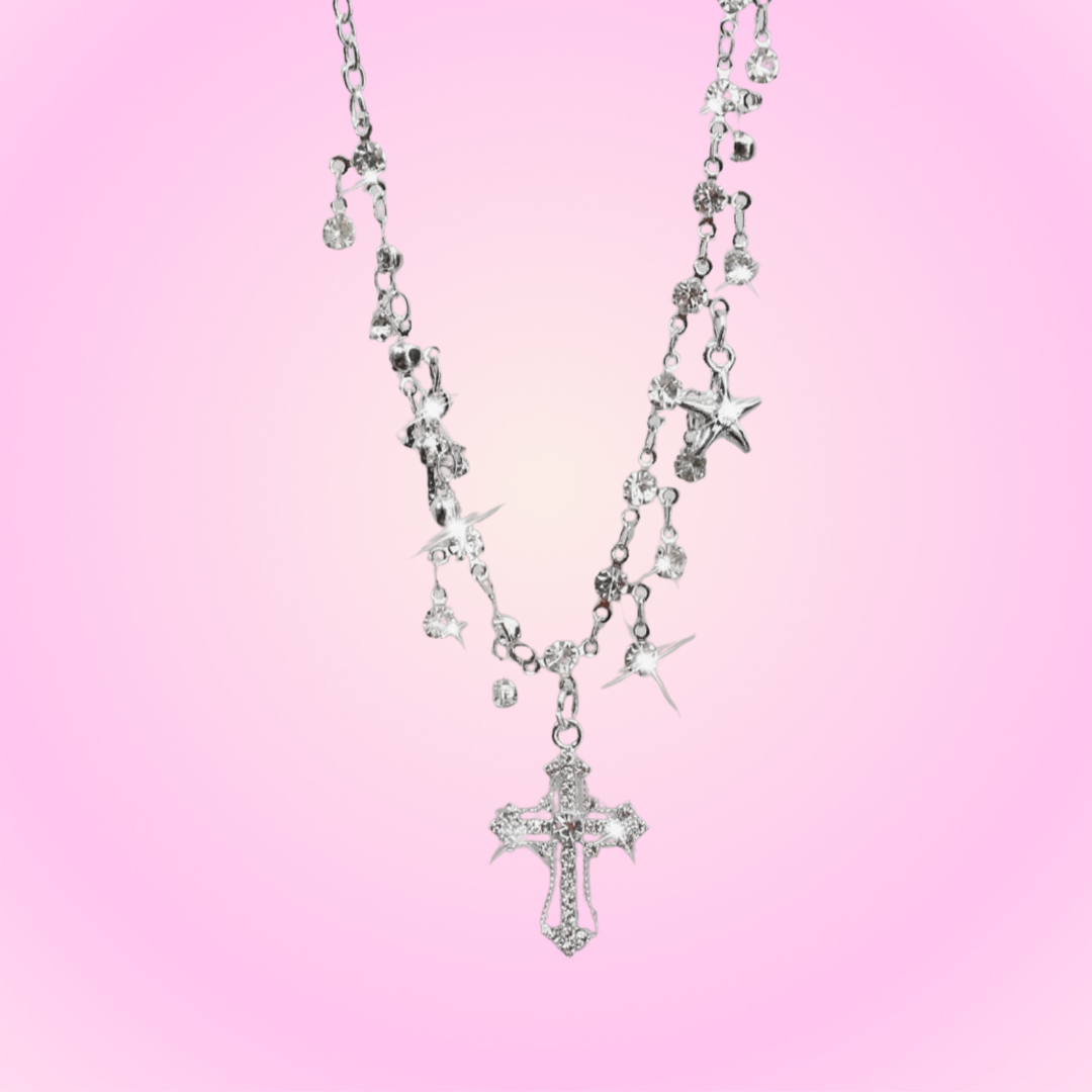 Sparkle Cross Necklace