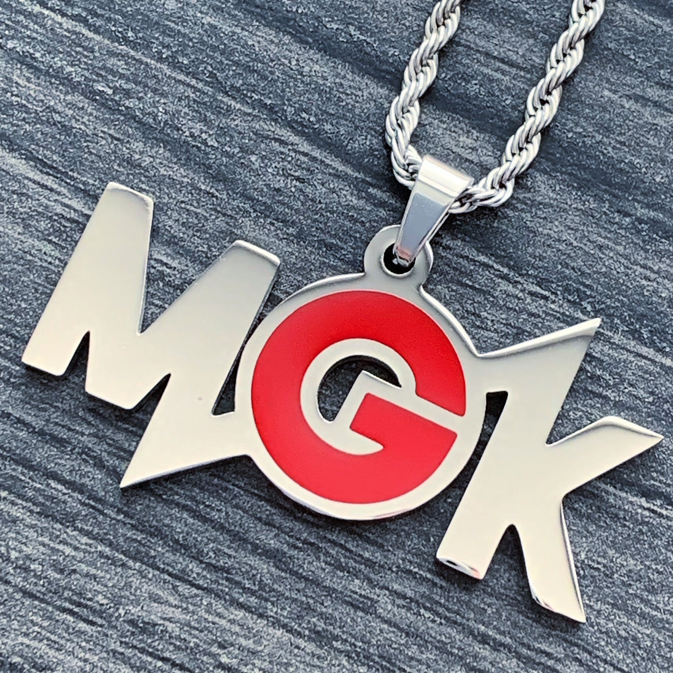 Red 'MGK' Necklace