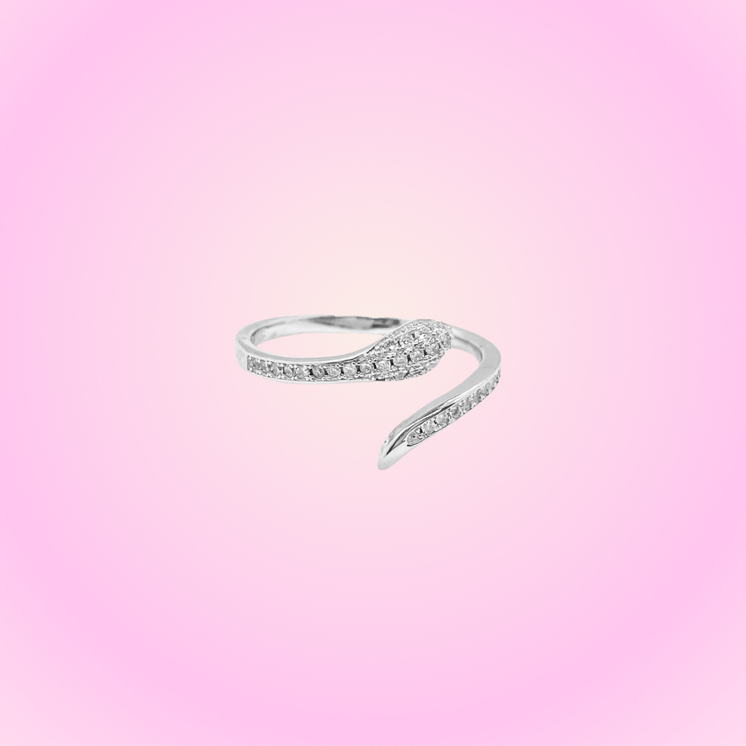 925 Icy Snake Ring