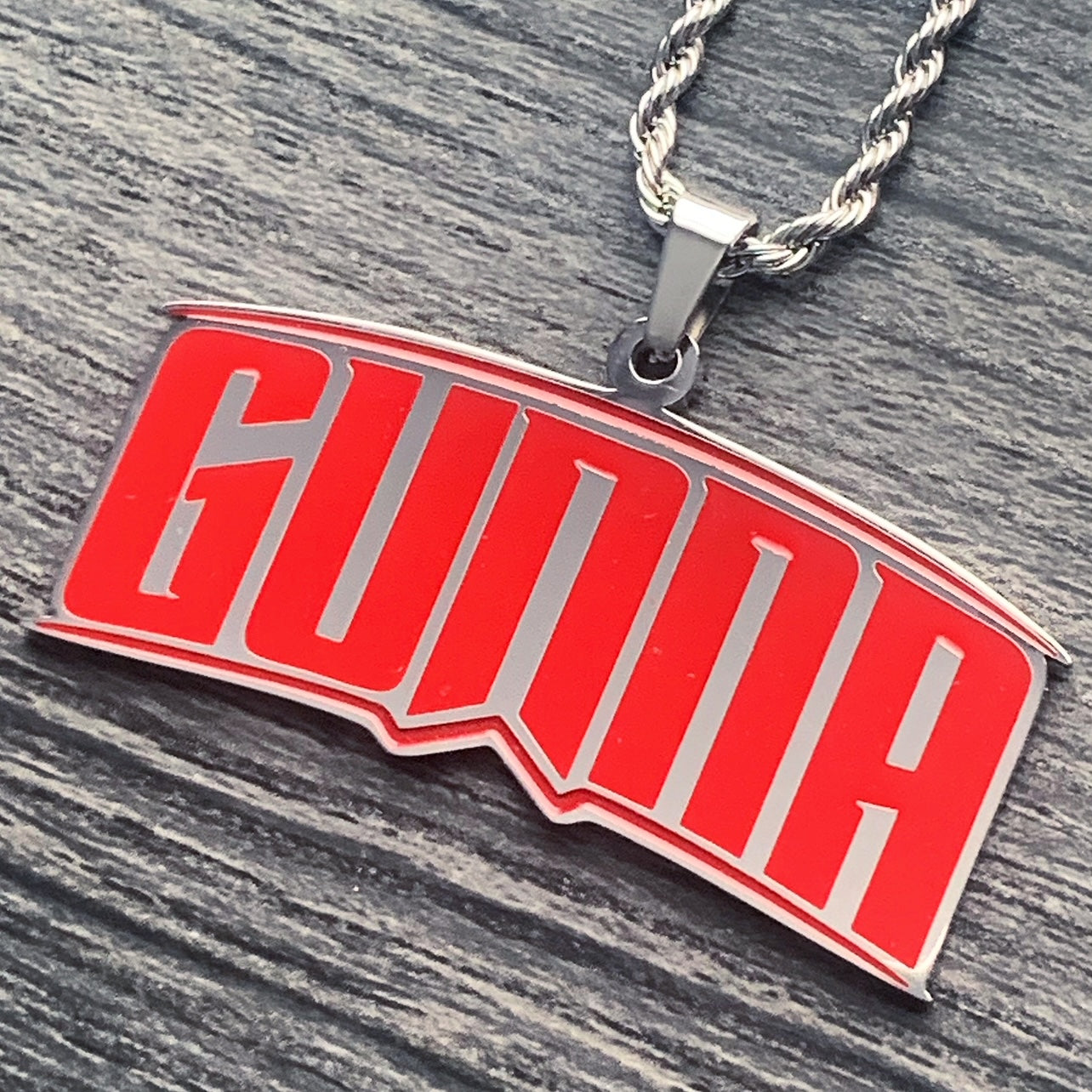 Red 'GUNNA' Necklace