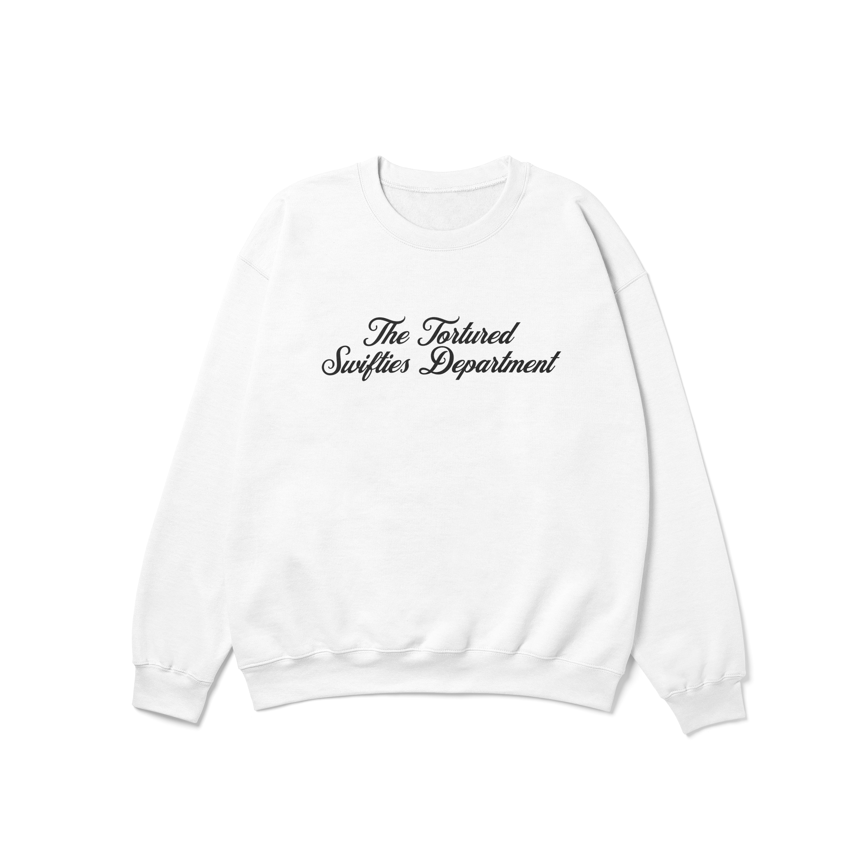 The Tortured Swifties Department Crewneck Sweatshirt