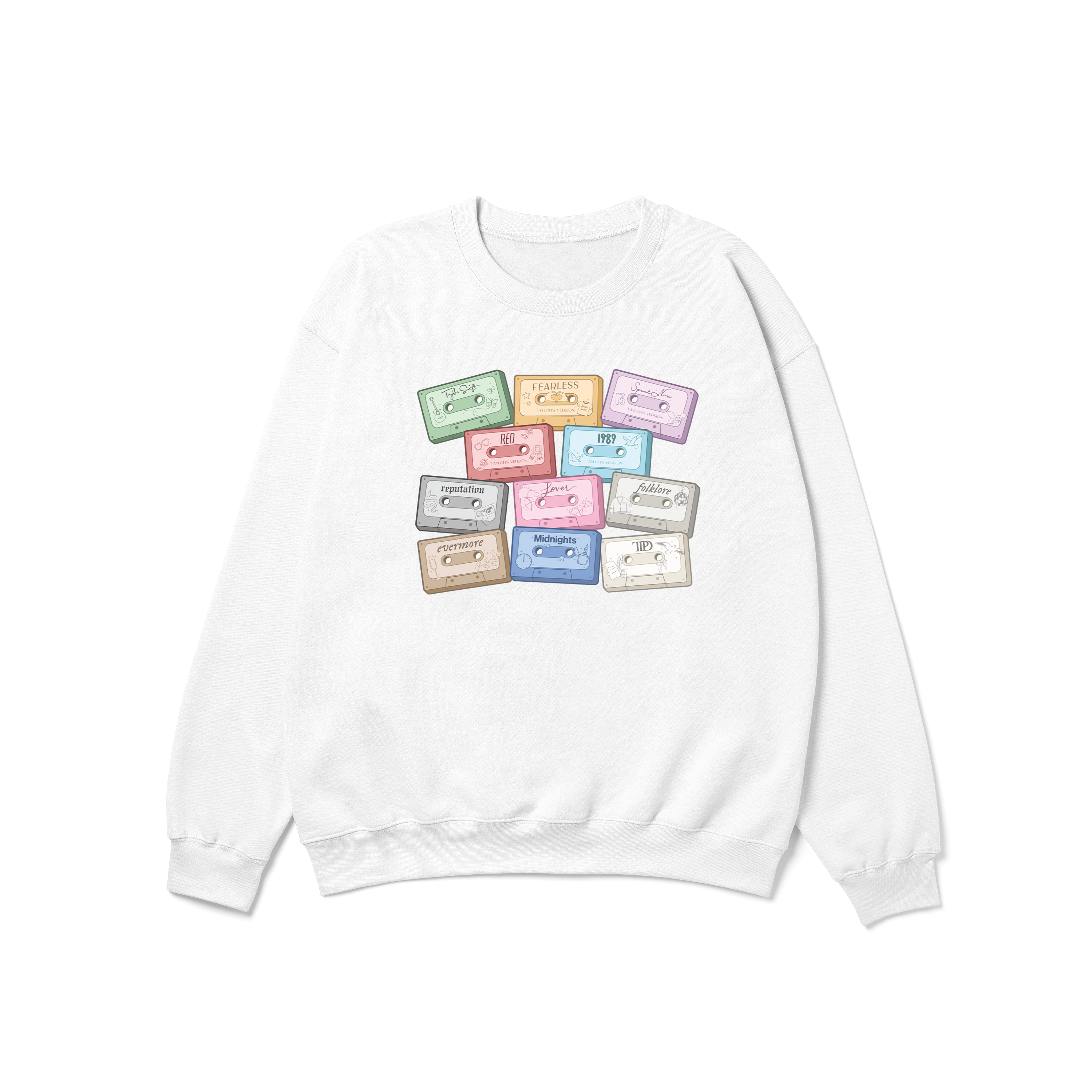 All Eras Cassettes Crewneck Sweatshirt