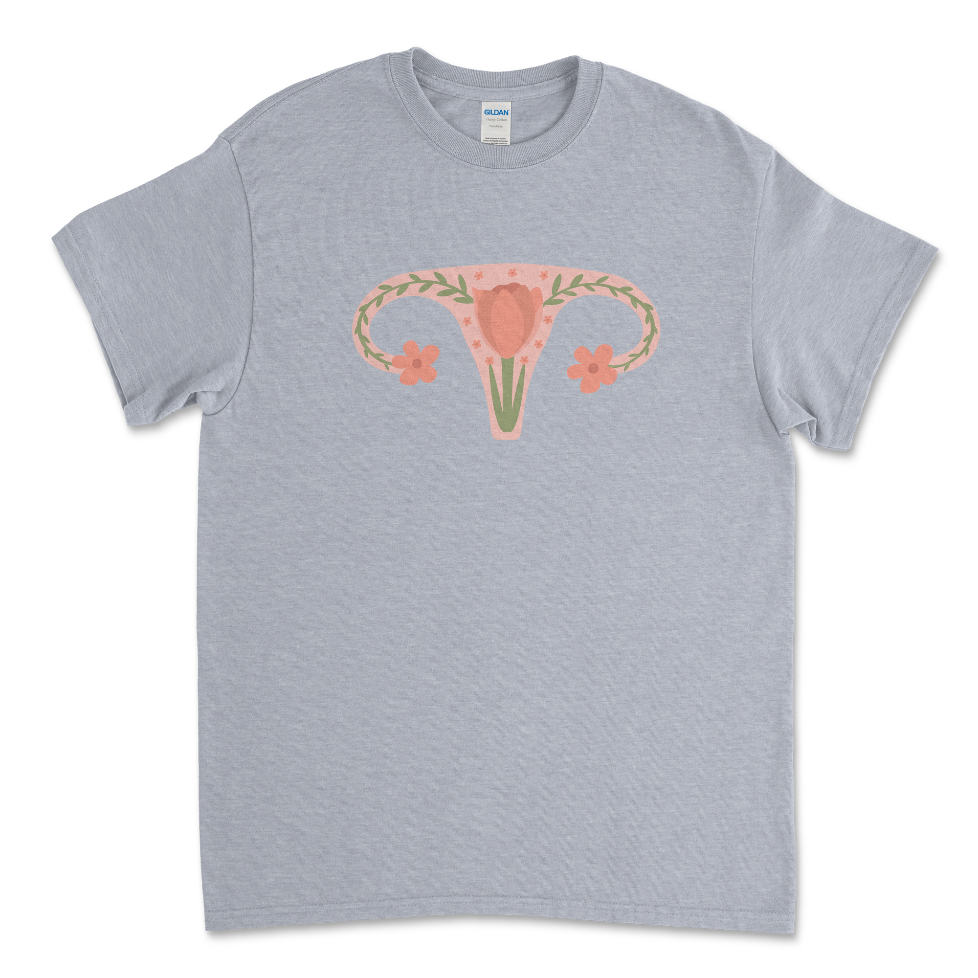 Uterus in Bloom Feminist T-Shirt