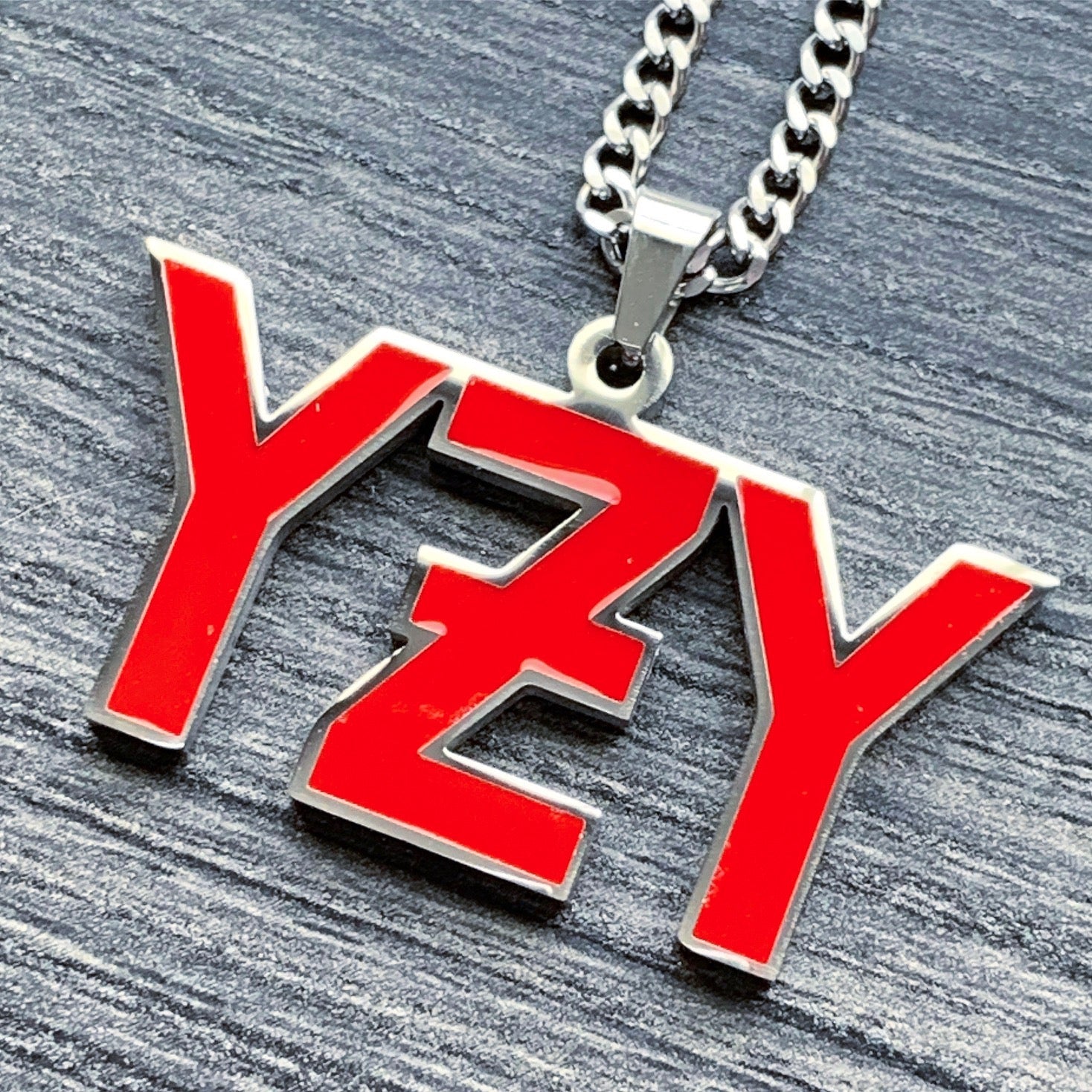 Red 'YƵY' Necklace