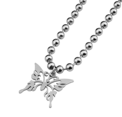 Butterfly Tattoo Necklace