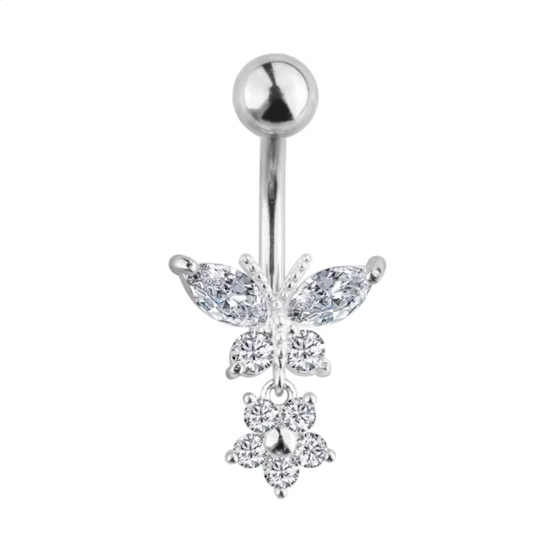 Belly Butterfly Piercing