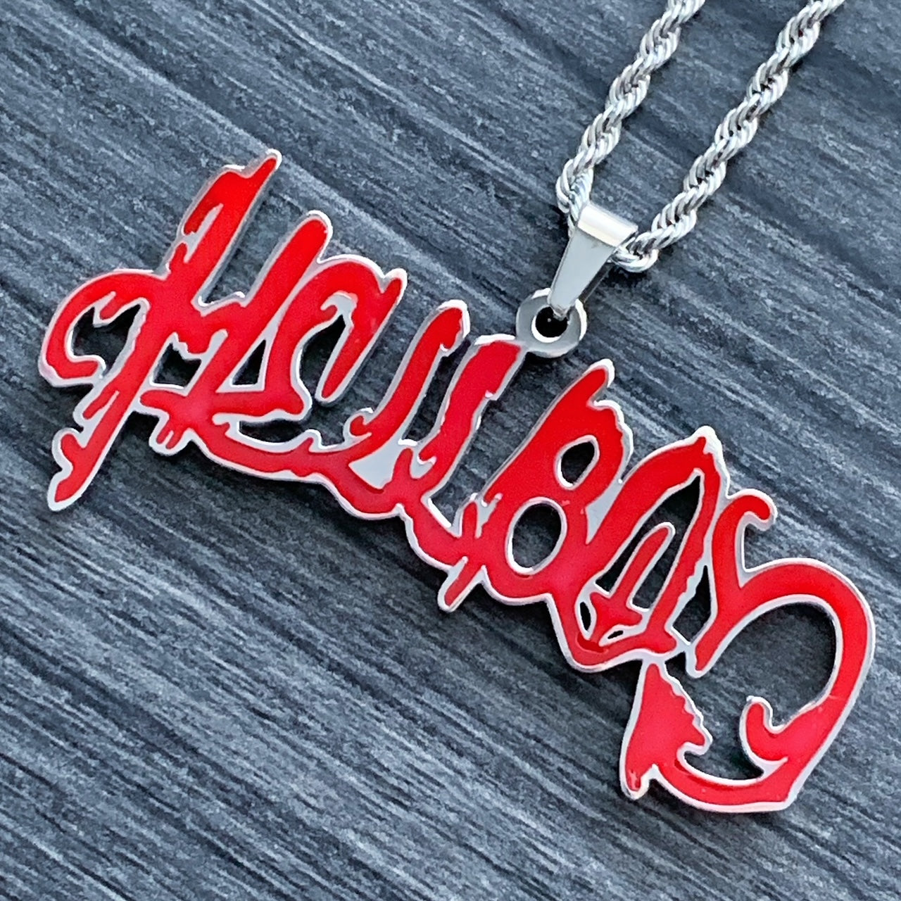 Red 'Hellboy' Necklace