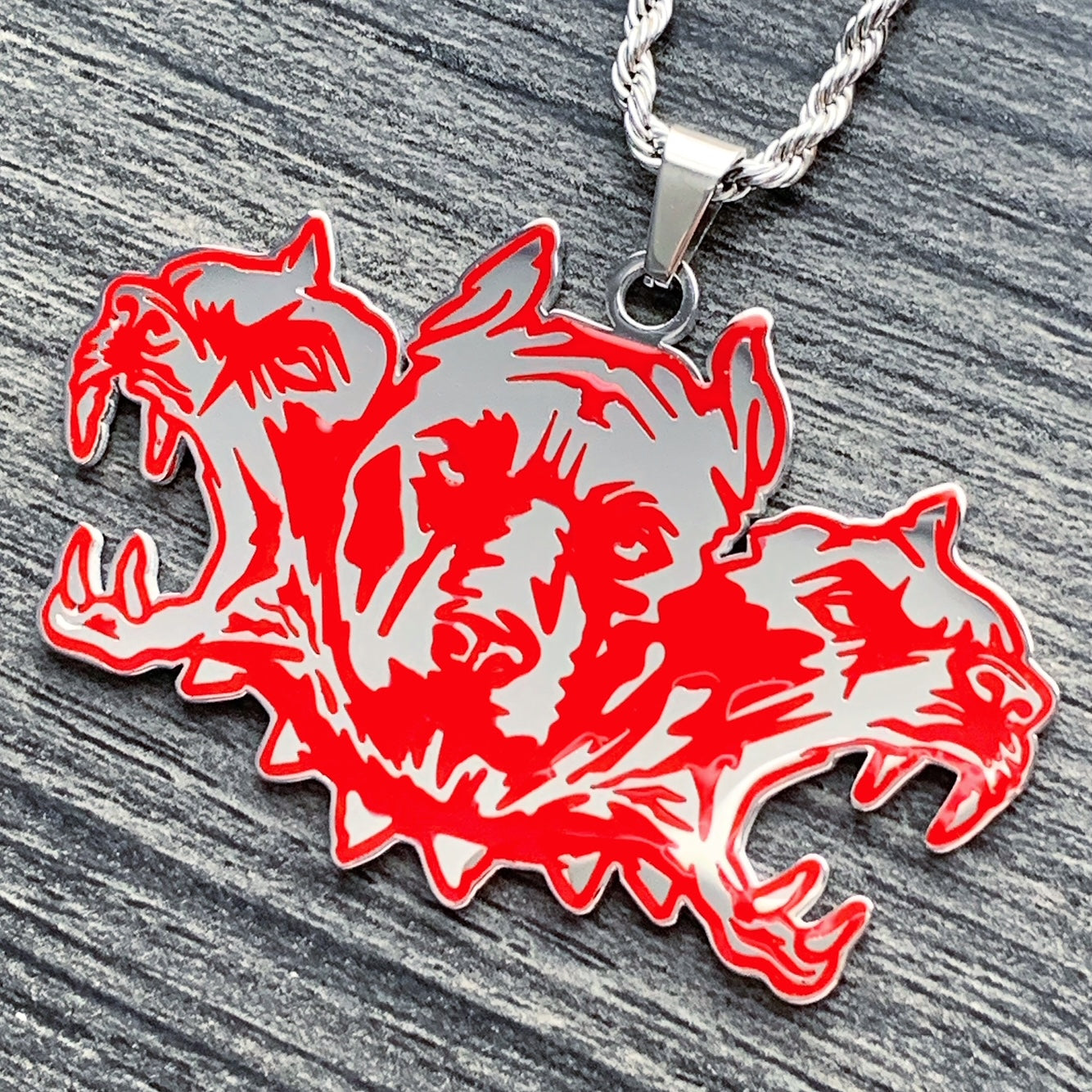 Red 'WARDOGS' Necklace