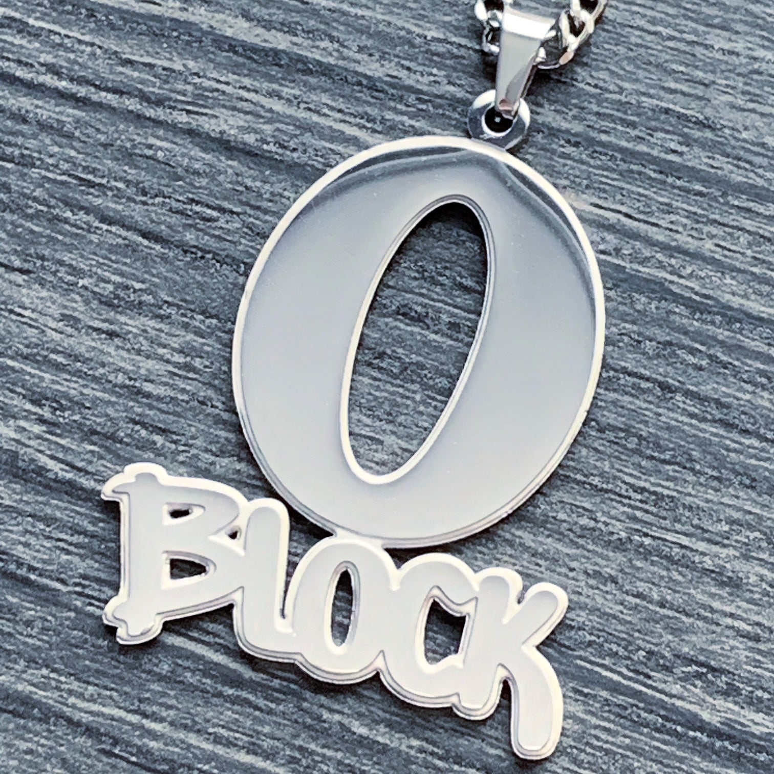 'O Block' Necklace