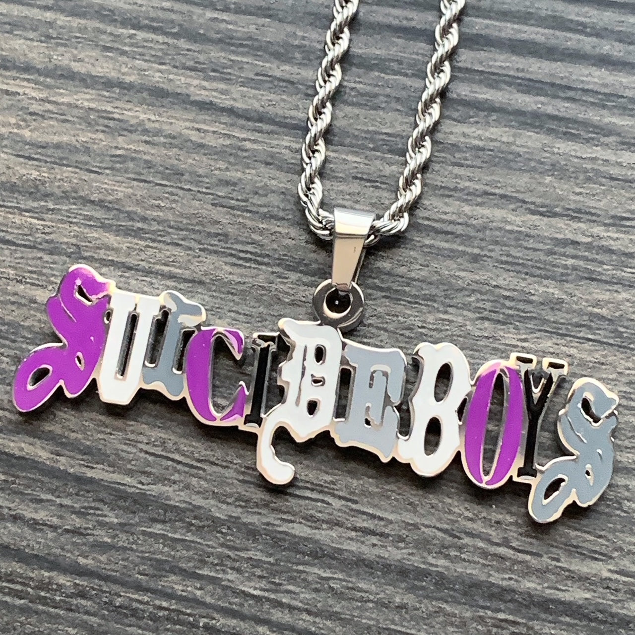 Multicolor '$UICIDEBOY$' Necklace