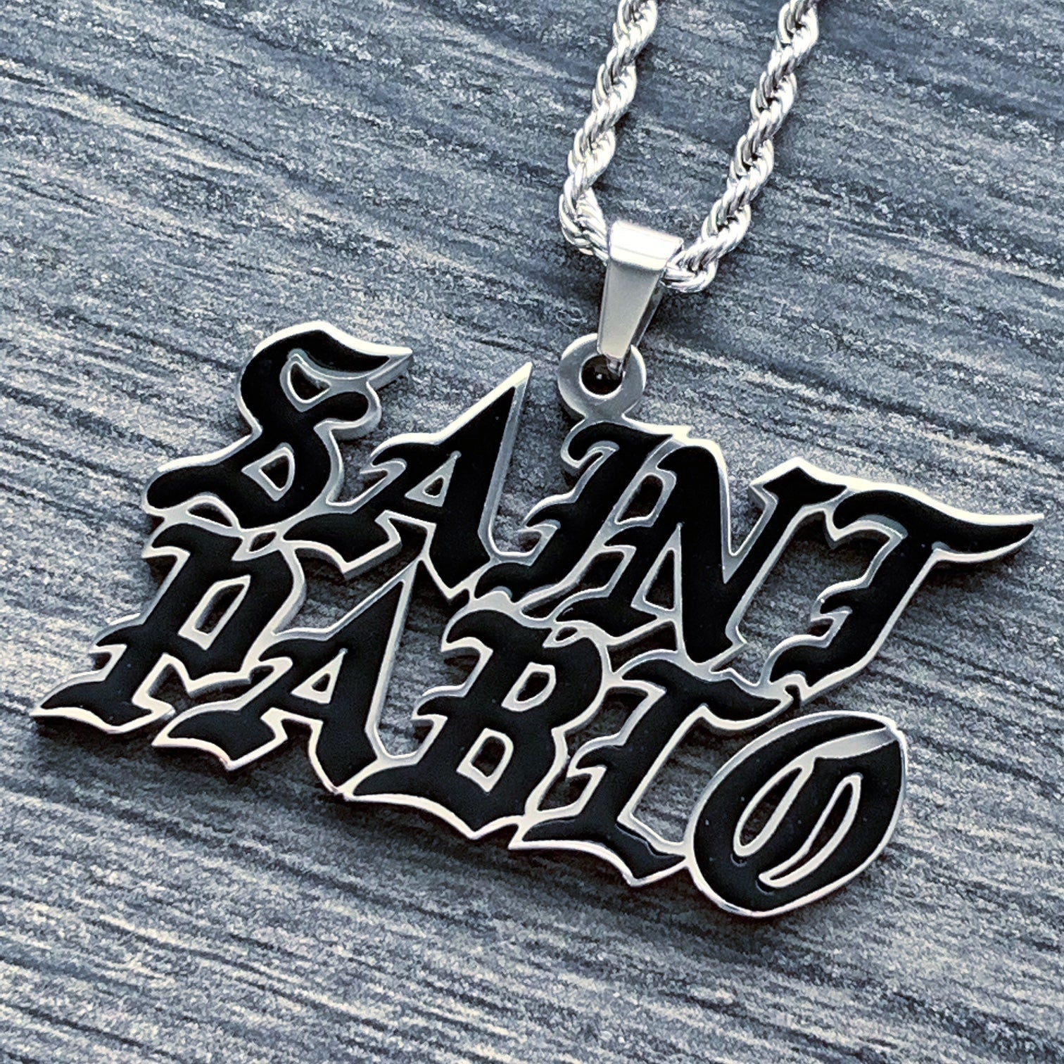 Black 'Saint Pablo' Necklace