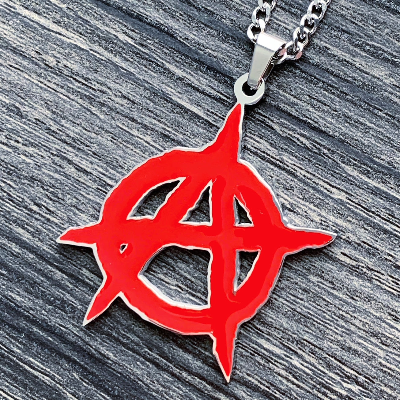 Red 'Anarchy' Necklace