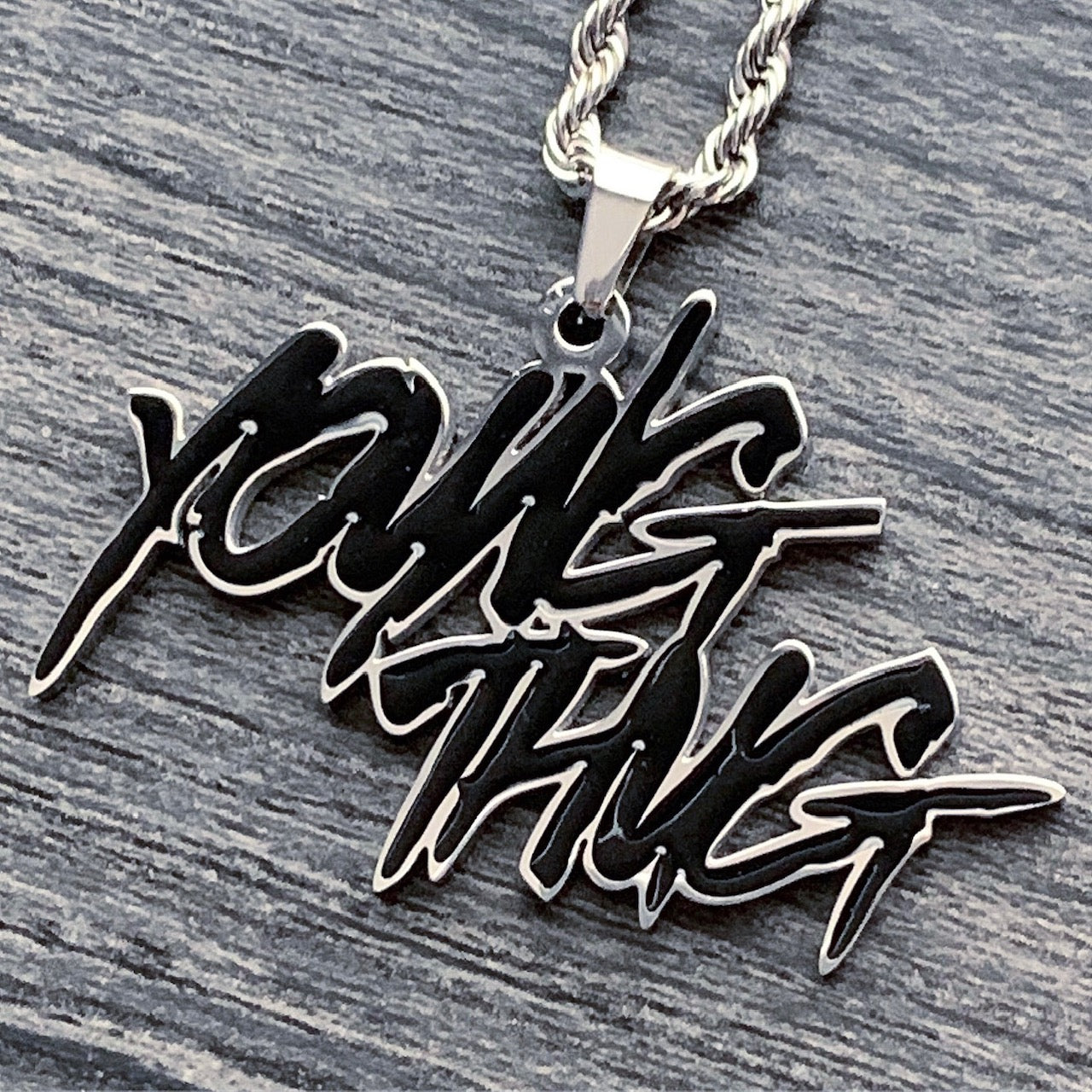 Black 'Young Thug' Necklace