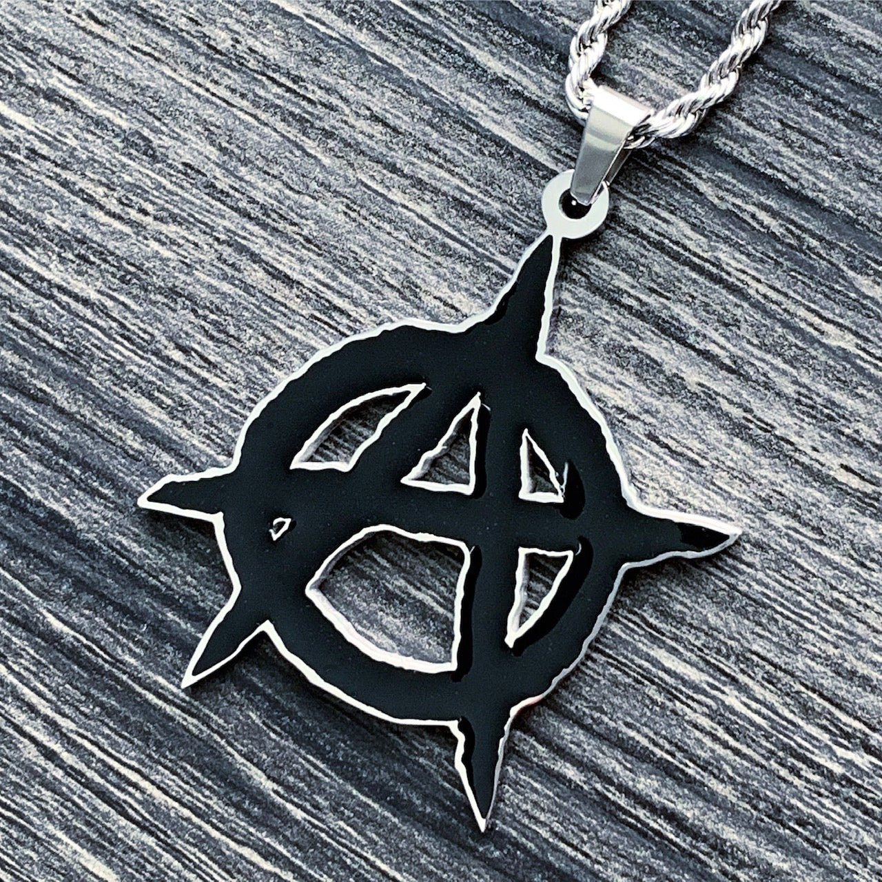 Black 'Anarchy' Necklace