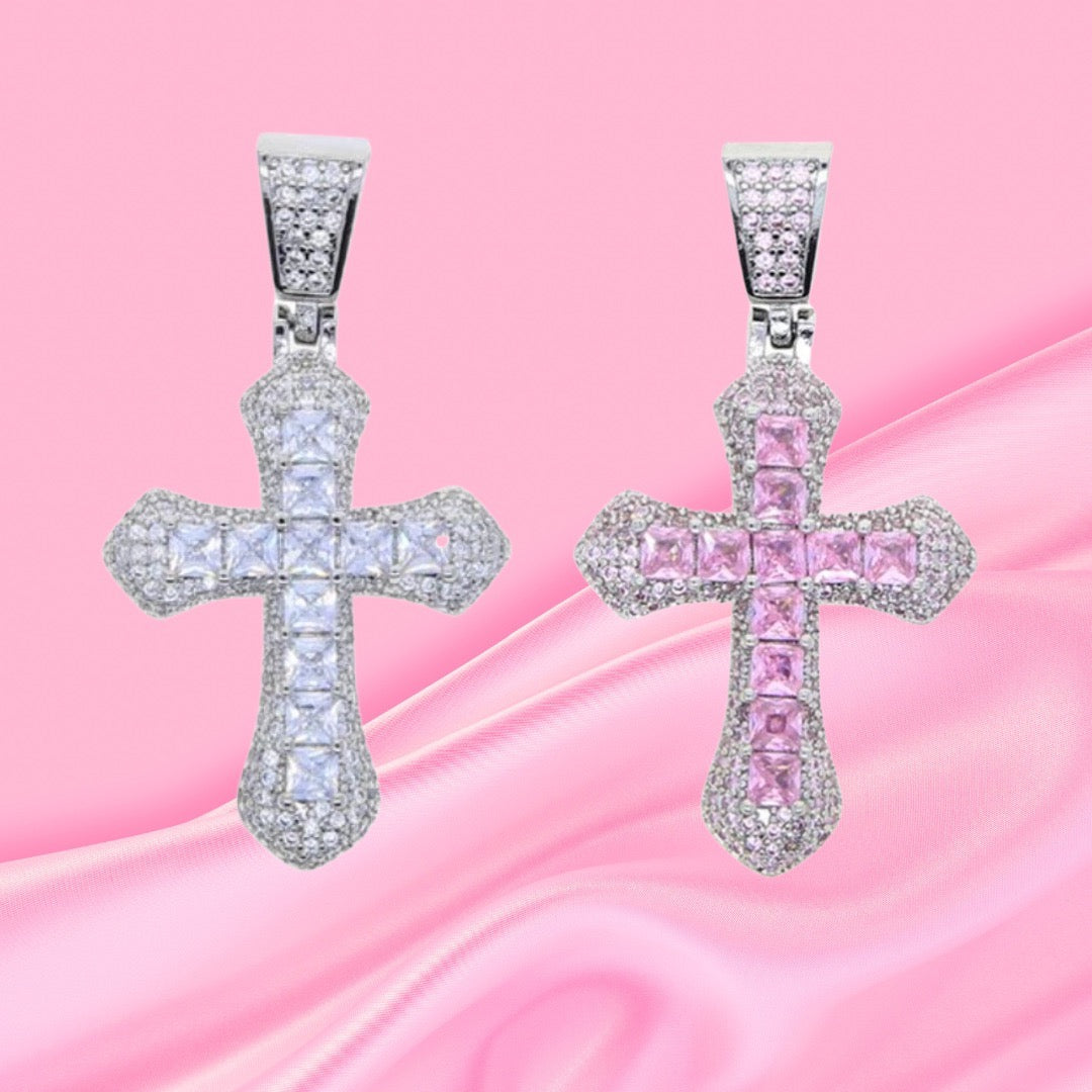 Frozen Cross Pendant