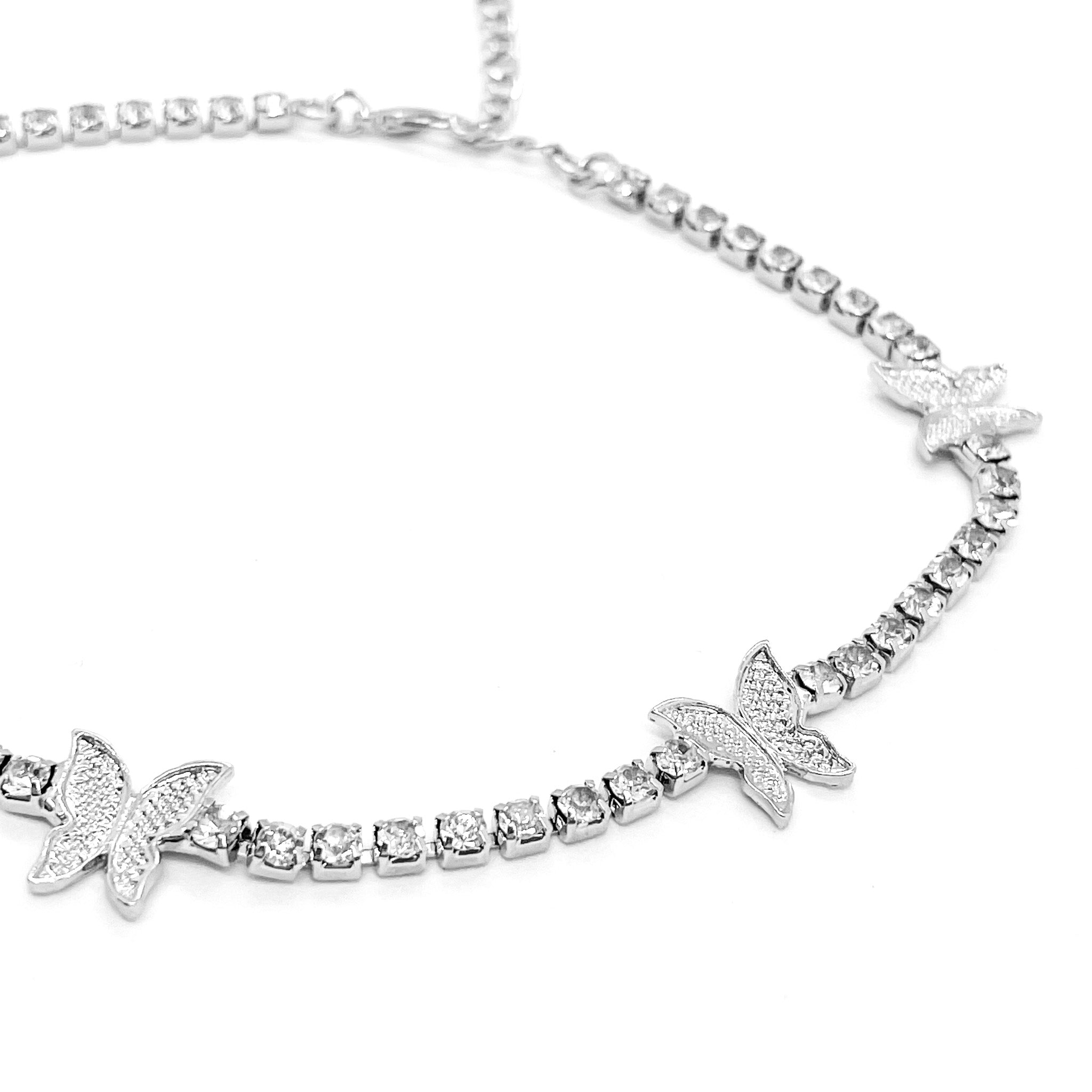 Lil´ Butterfly Iced Out Necklace