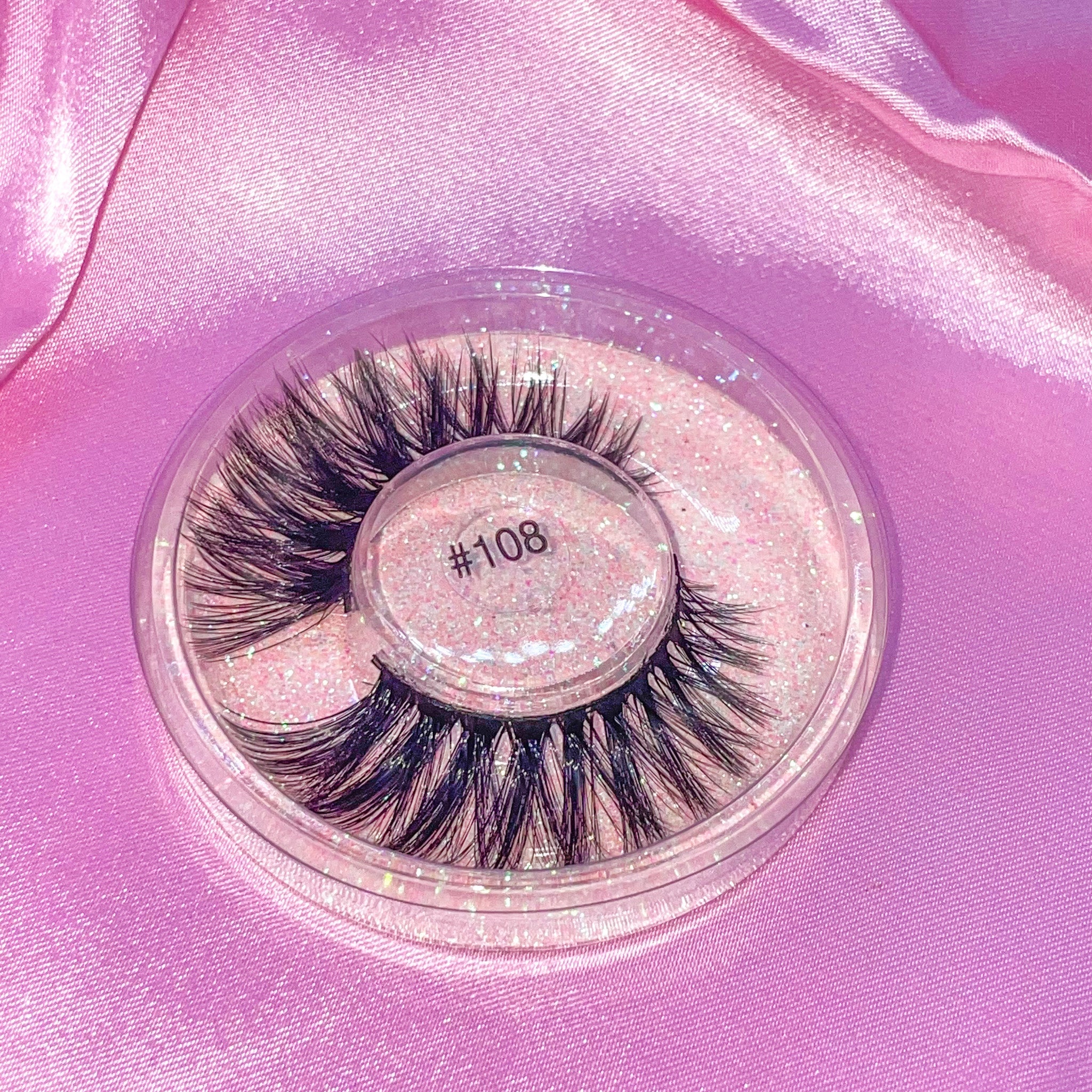 Glittery Lashes Set