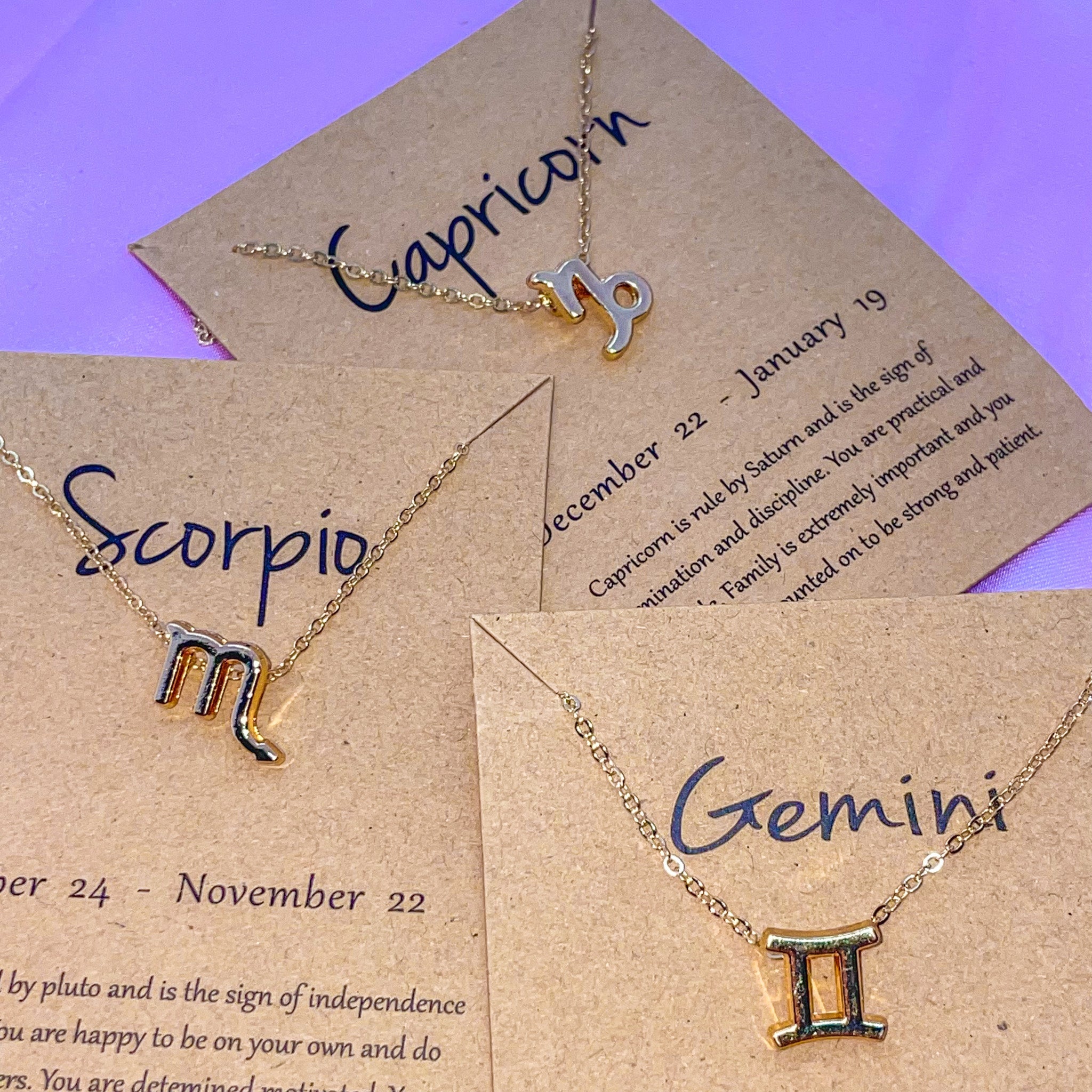 Zodiac Sign Necklace