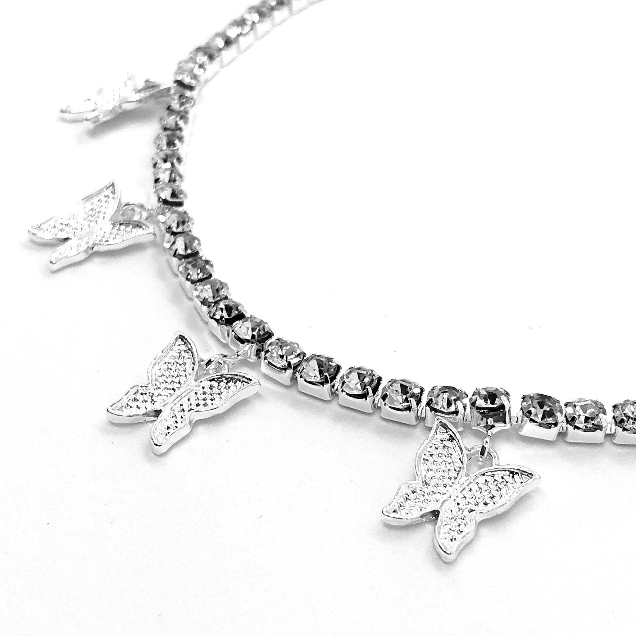 Butterfly Iced Out Necklace