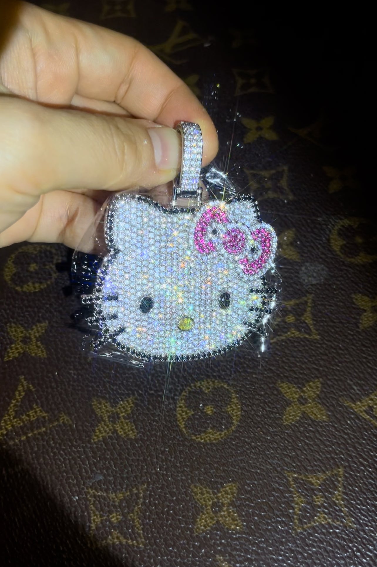 Hello Kitty Pendant - Rose Gold