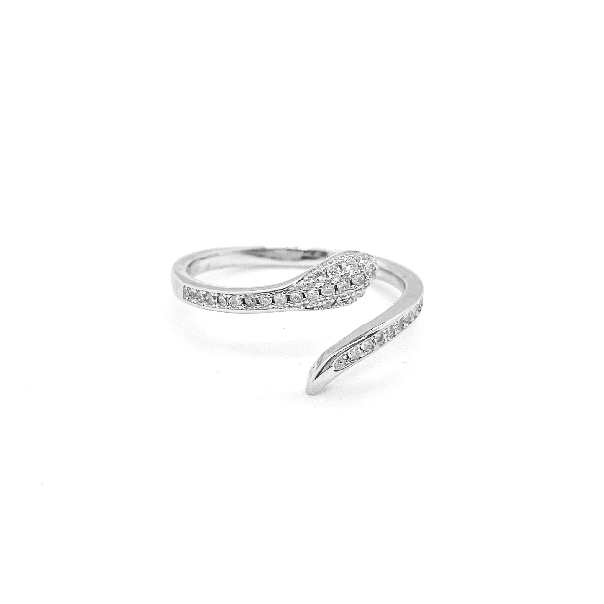 925 Icy Snake Ring