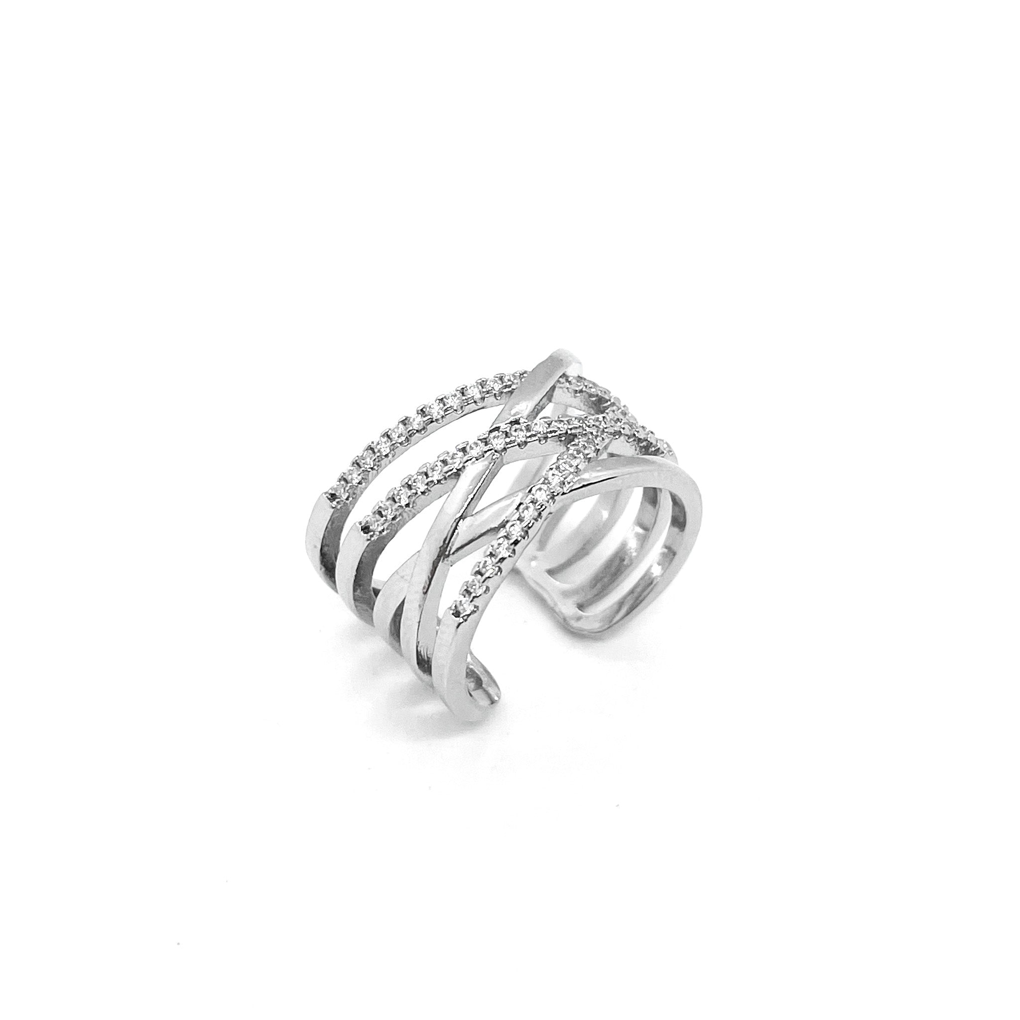 925 Criss-Cross Ring