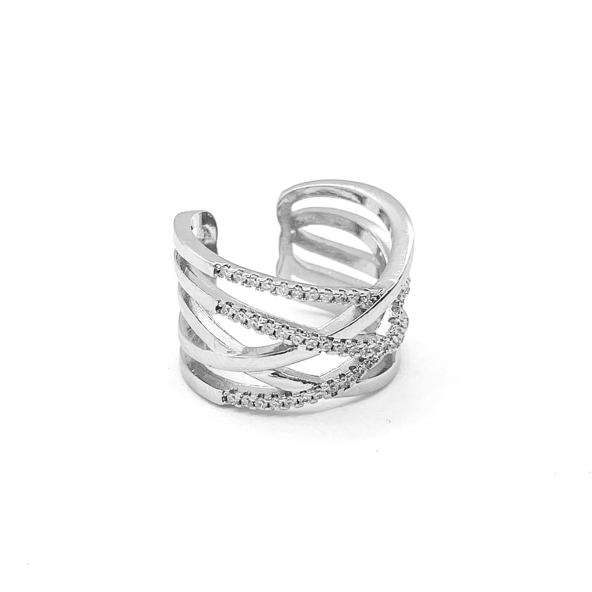 925 Criss-Cross Ring