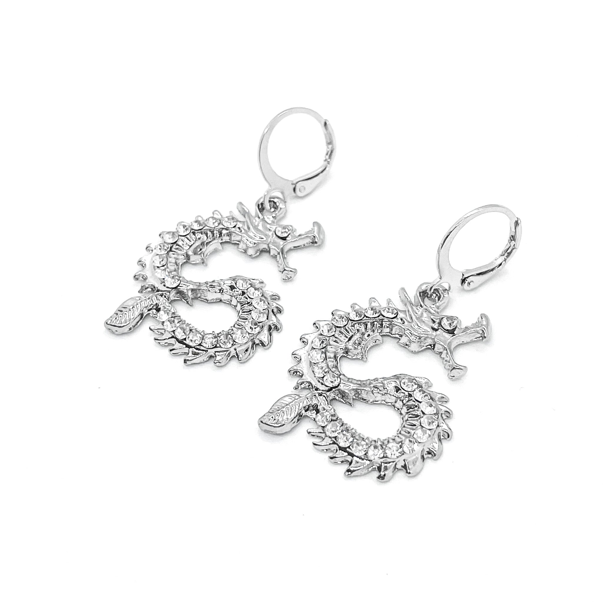 Icy Dragon Earrings