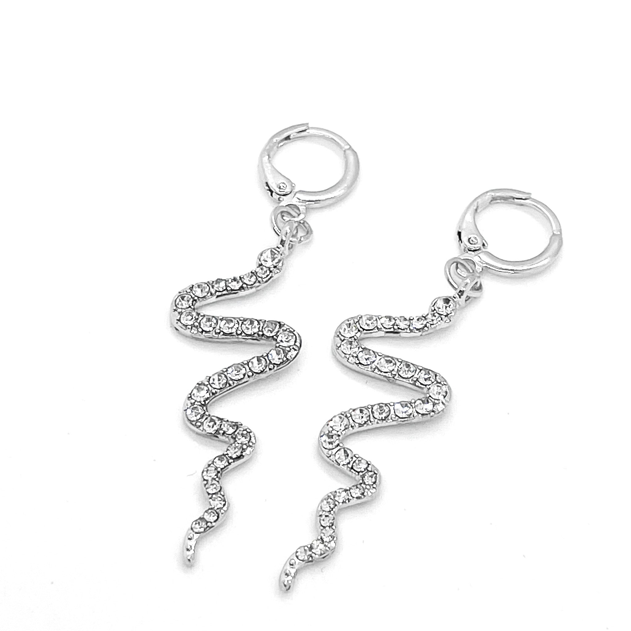 Icy Snake Earrings