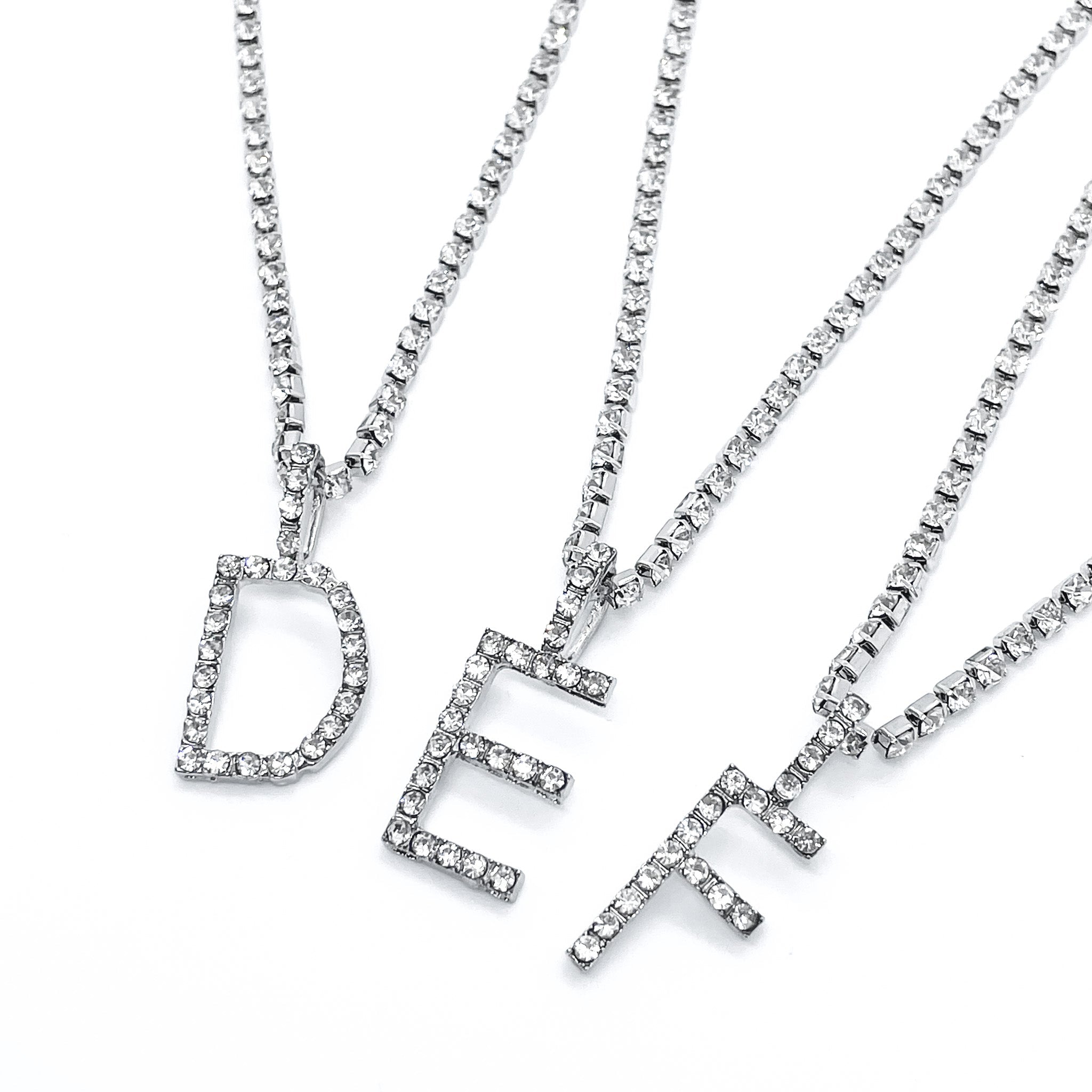 Icy Letter Necklace