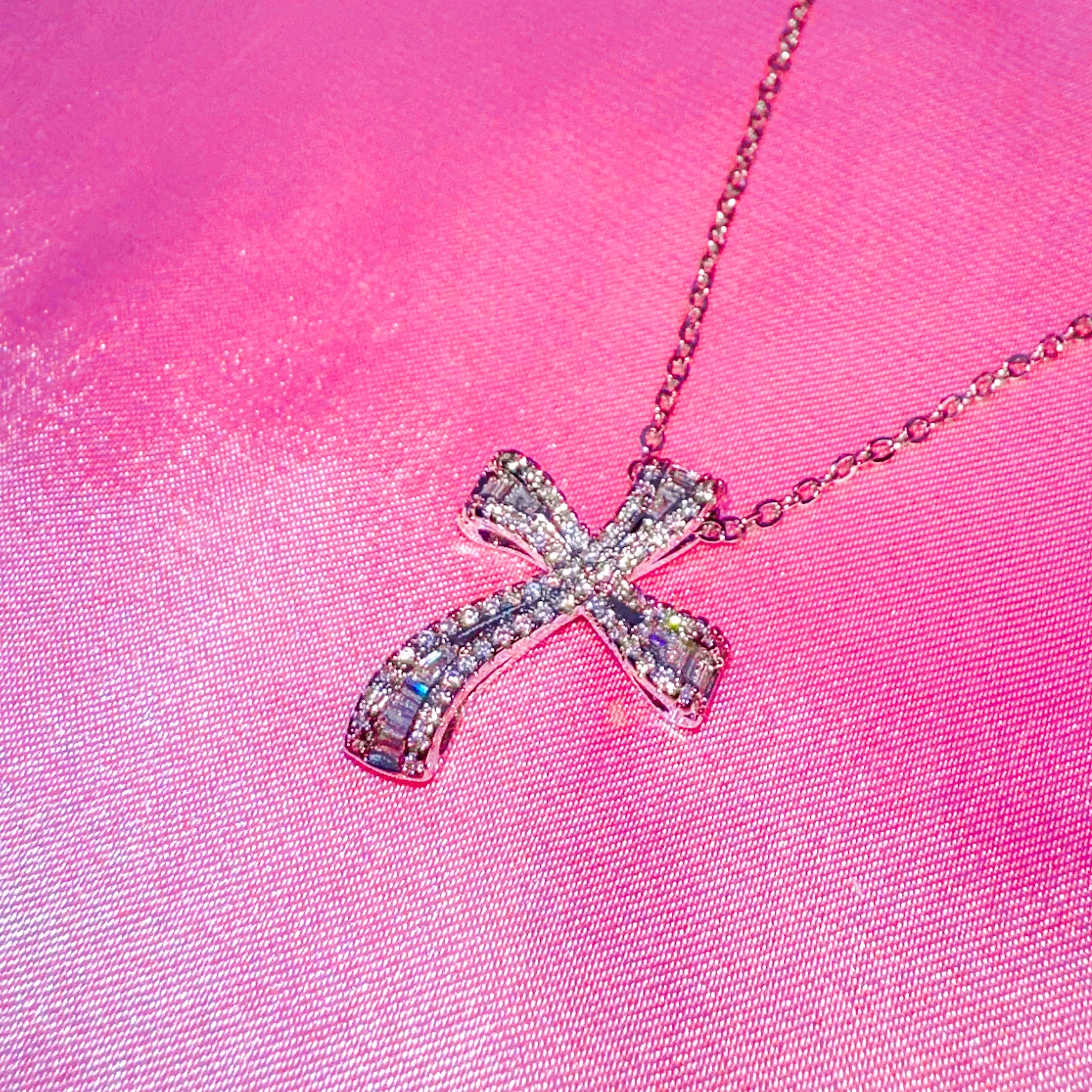 925 Oasis Cross Necklace