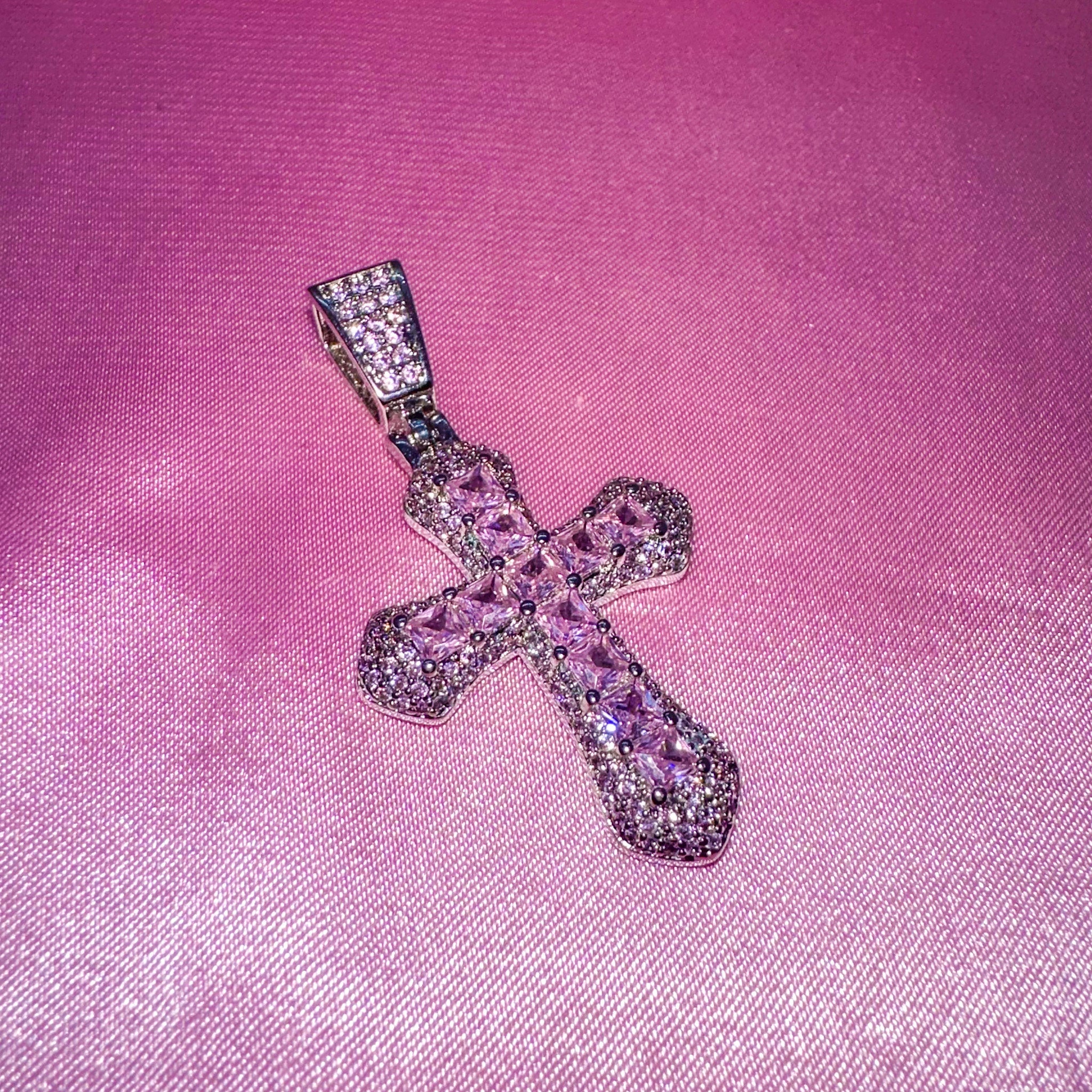 Frozen Cross Pendant